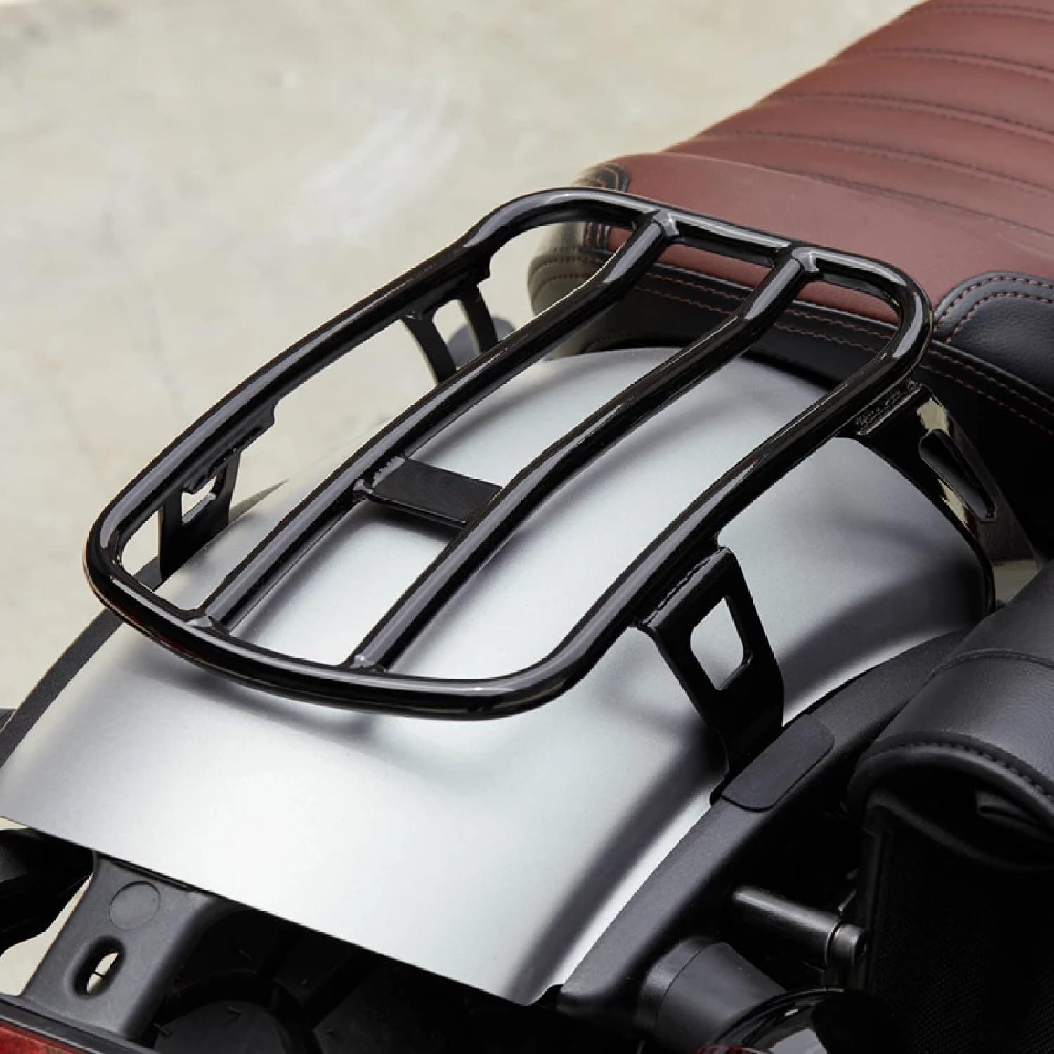 Panical Gloss Black Solo Rear Luggage Rack Fender Rack for Indian Scout Bobber 2018-2024