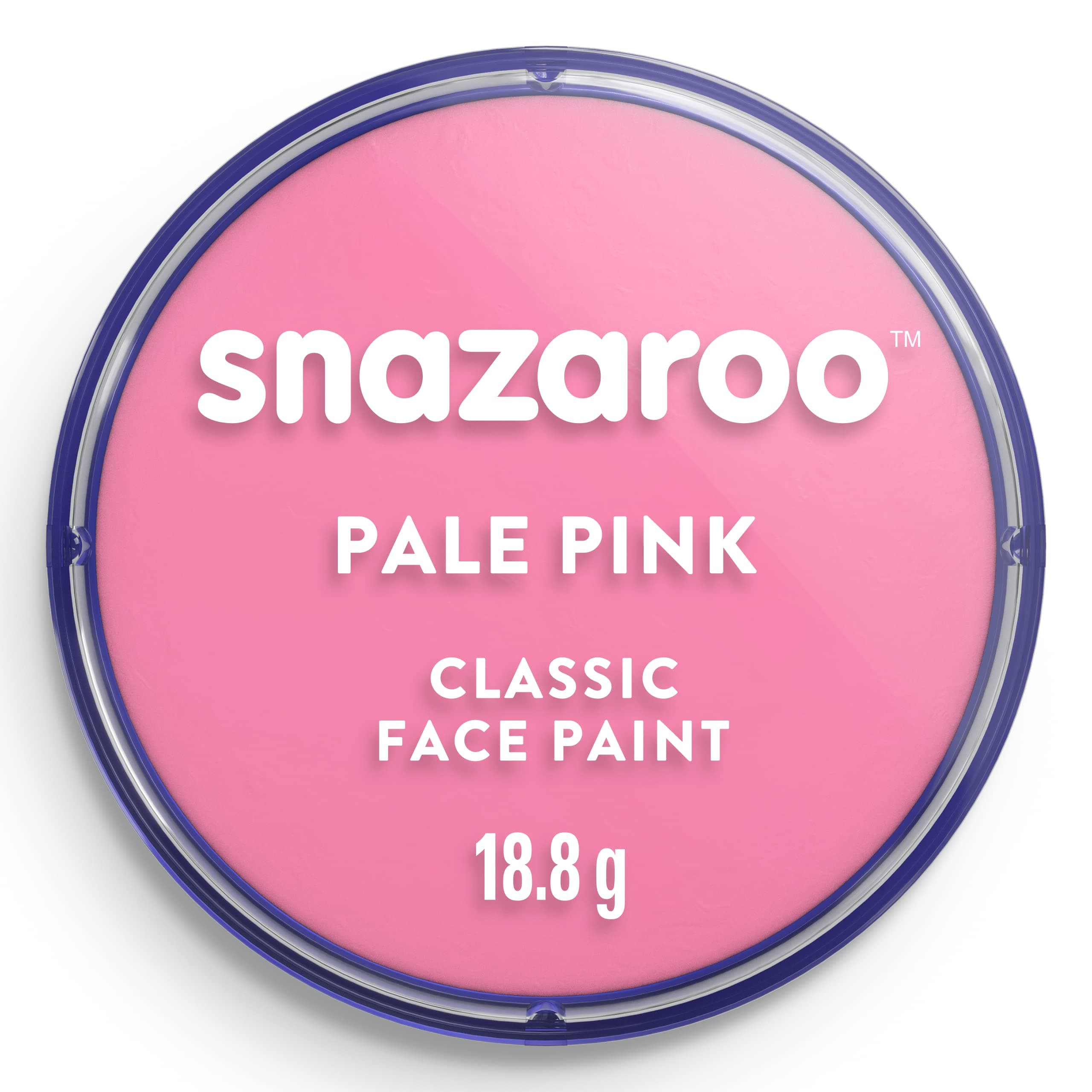 Snazaroo Classic Face and Body Paint for Kids and Adults, Pale Pink Colour, Water Based, Easily Washable, Non-Toxic, Makeup, Body Painting for Parties, for Ages 3+