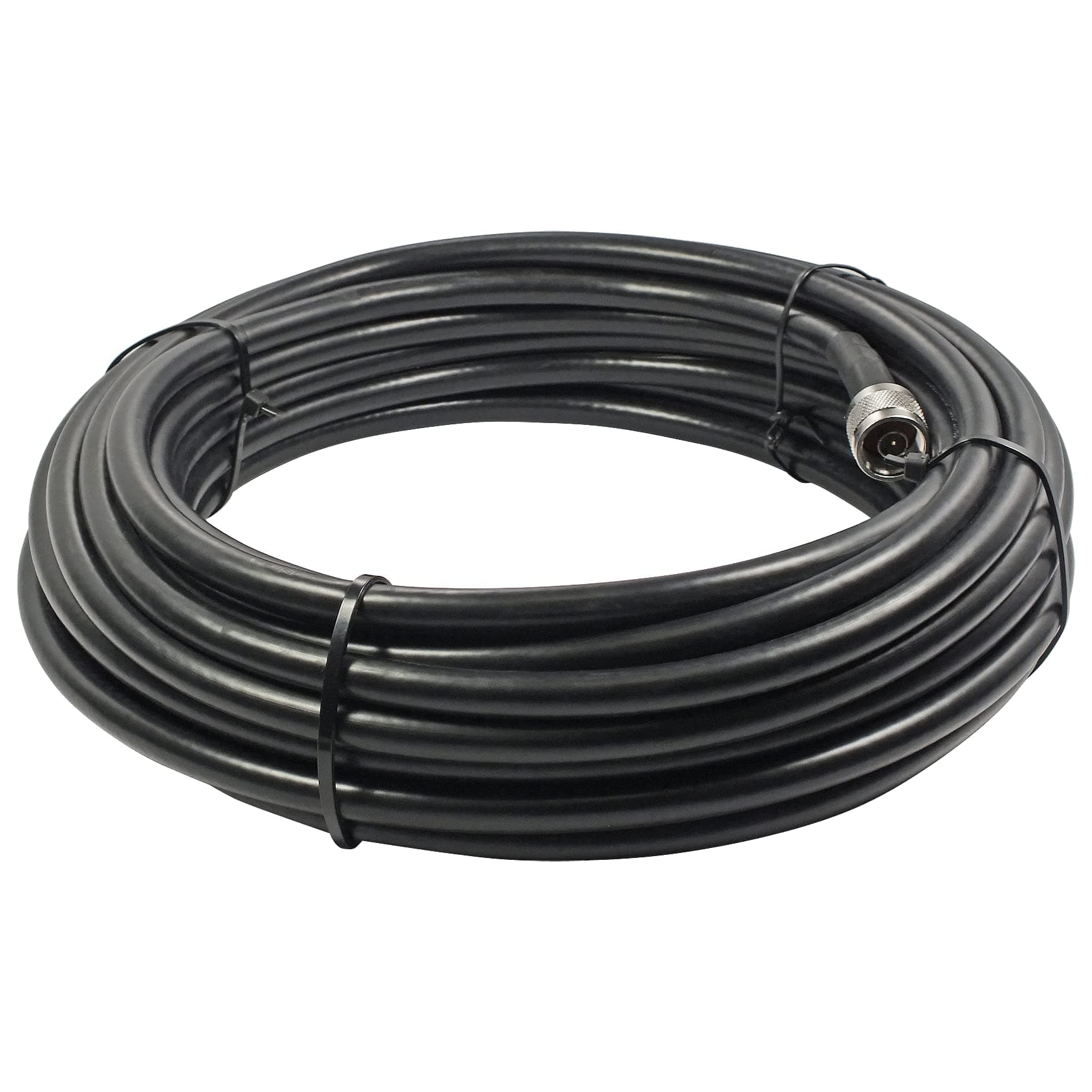 SureCall SC-400 Ultra Low-Loss Coax Cable with N-Male Connectors - 20' - Black