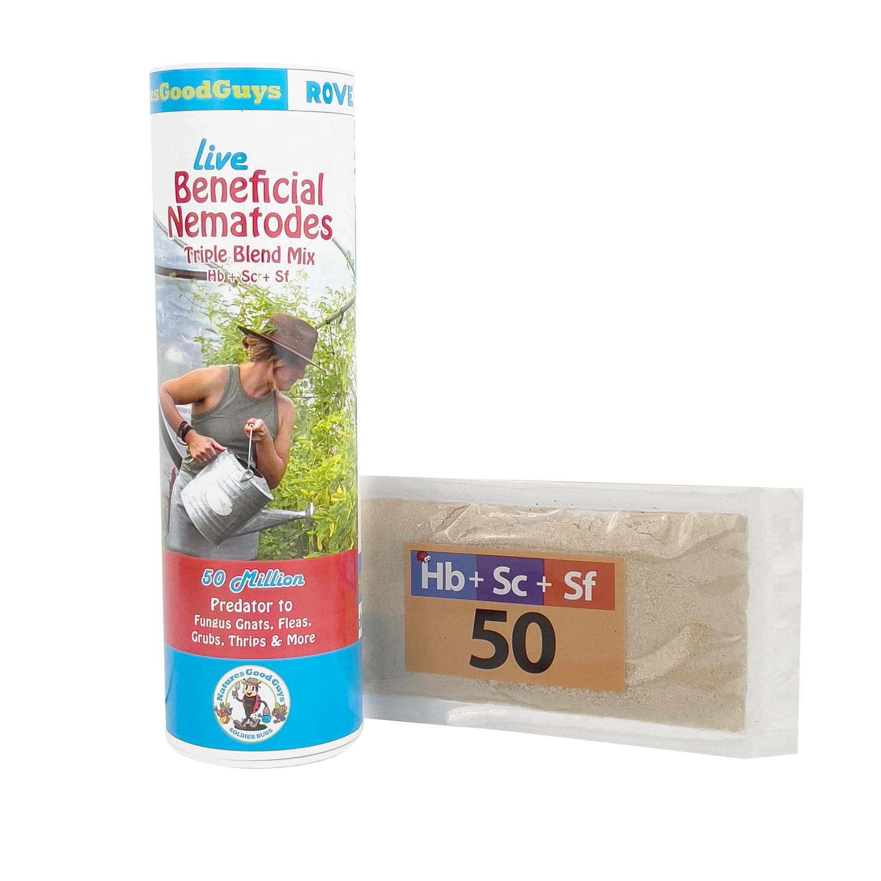 Natures Good Guys - Triple Blend Beneficial Nematodes HB+SC+SF (50 Million)