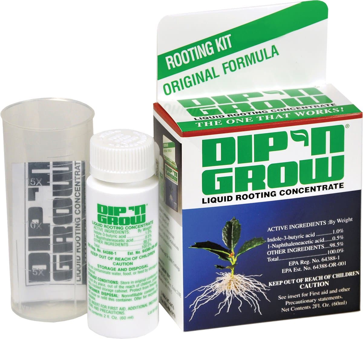 Hydrofarm DG00201 Liquid Hormone Concentrate Hydroponic Rooting Solution, 2-Ounce
