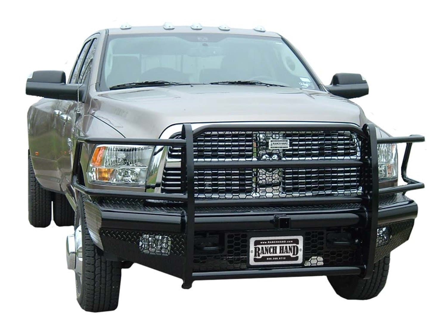 Fbd101Blrs - Legend Series Full Width Black Front Hd Bumper with Full Grille Guard