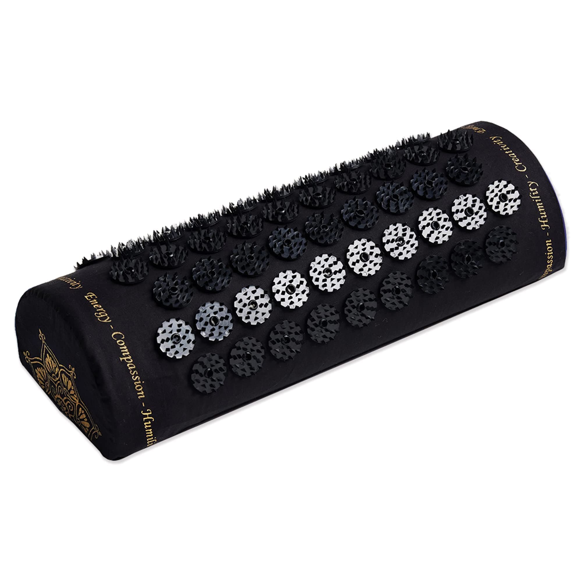 Classic Acupressure Neck Pillow, Level 2 Intensity in Black, Sustainable & Durable, Relieves Stress & Tension, Promotes Relaxation & Focus