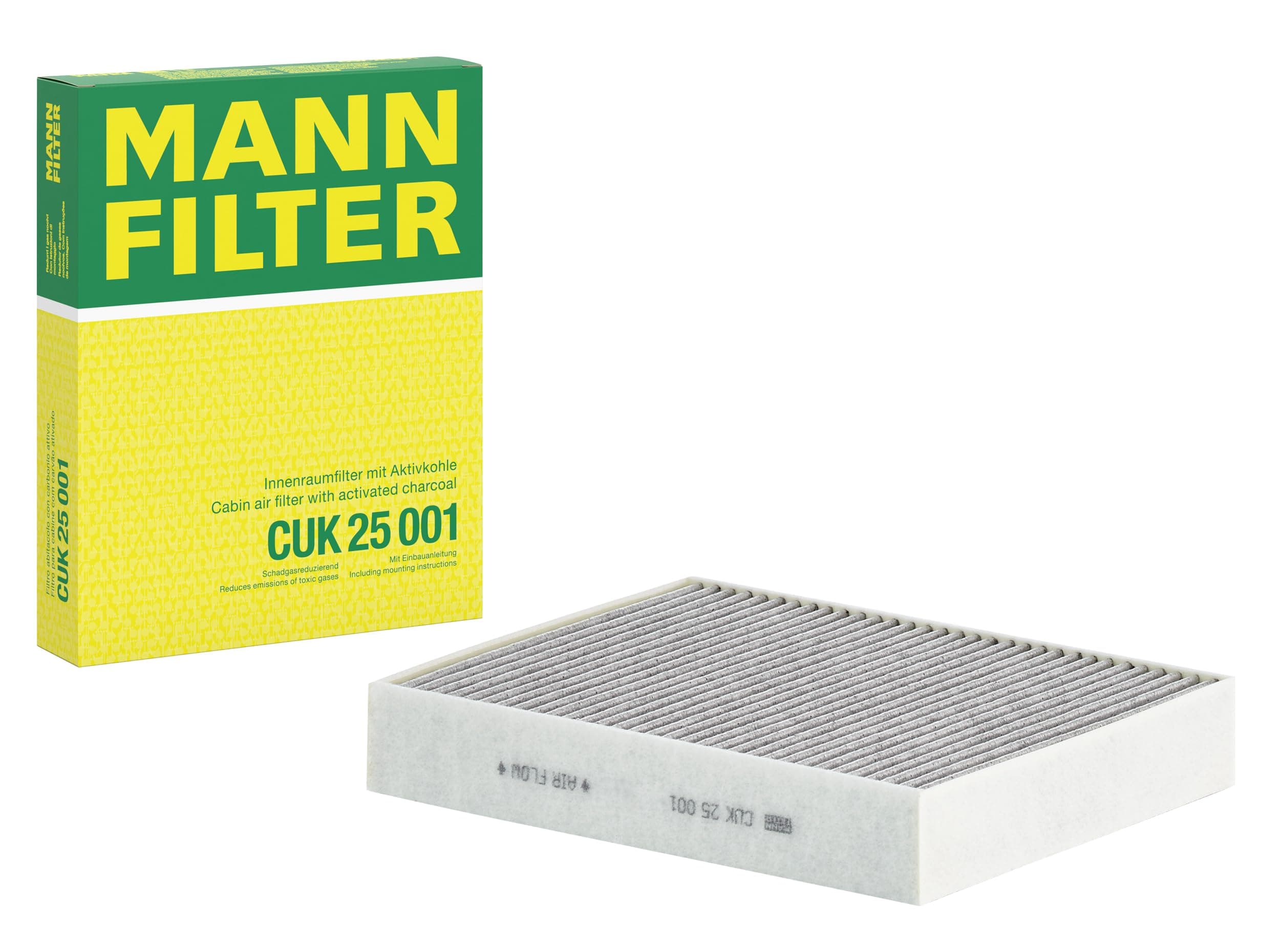 MANN-FILTER CUK 25 001 Cabin Air Filter - CARS + TRANSPORTERS