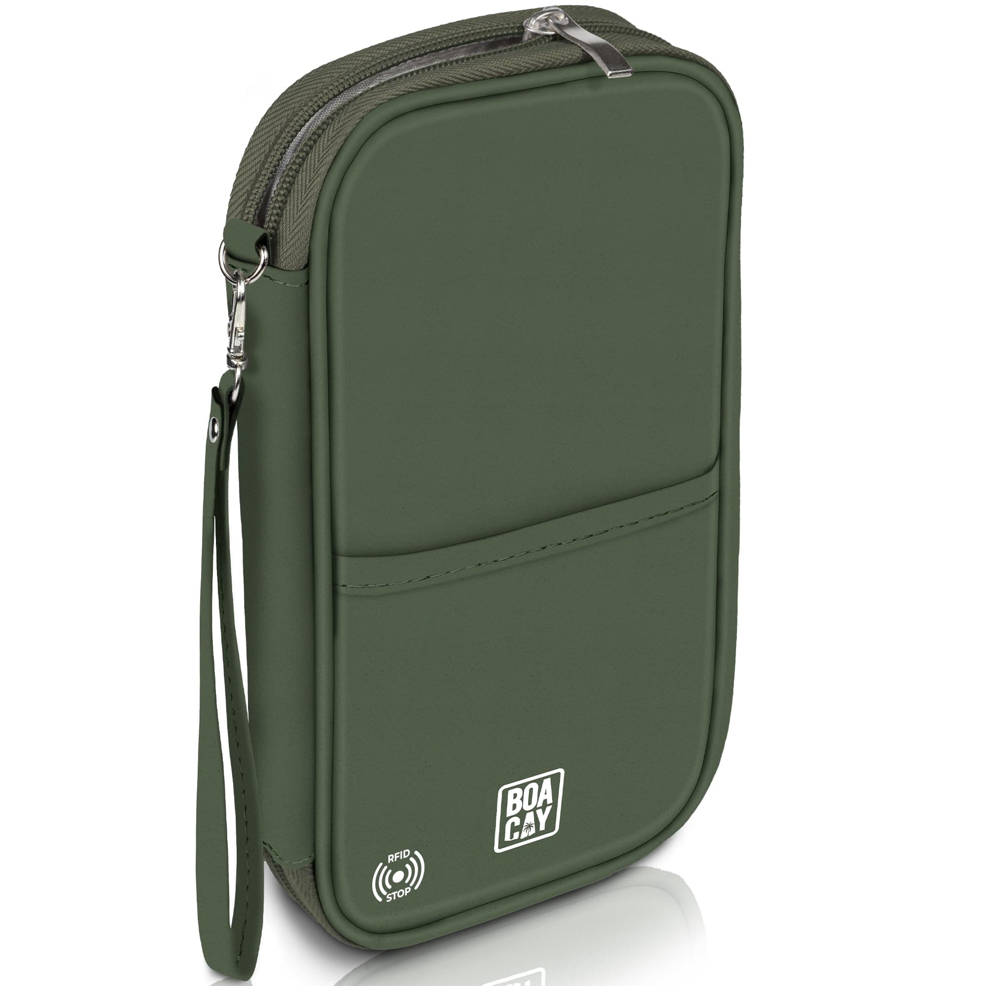 BOACAY Family Passport Holder, RFID Travel Wallet for Women & Men, Document Organiser