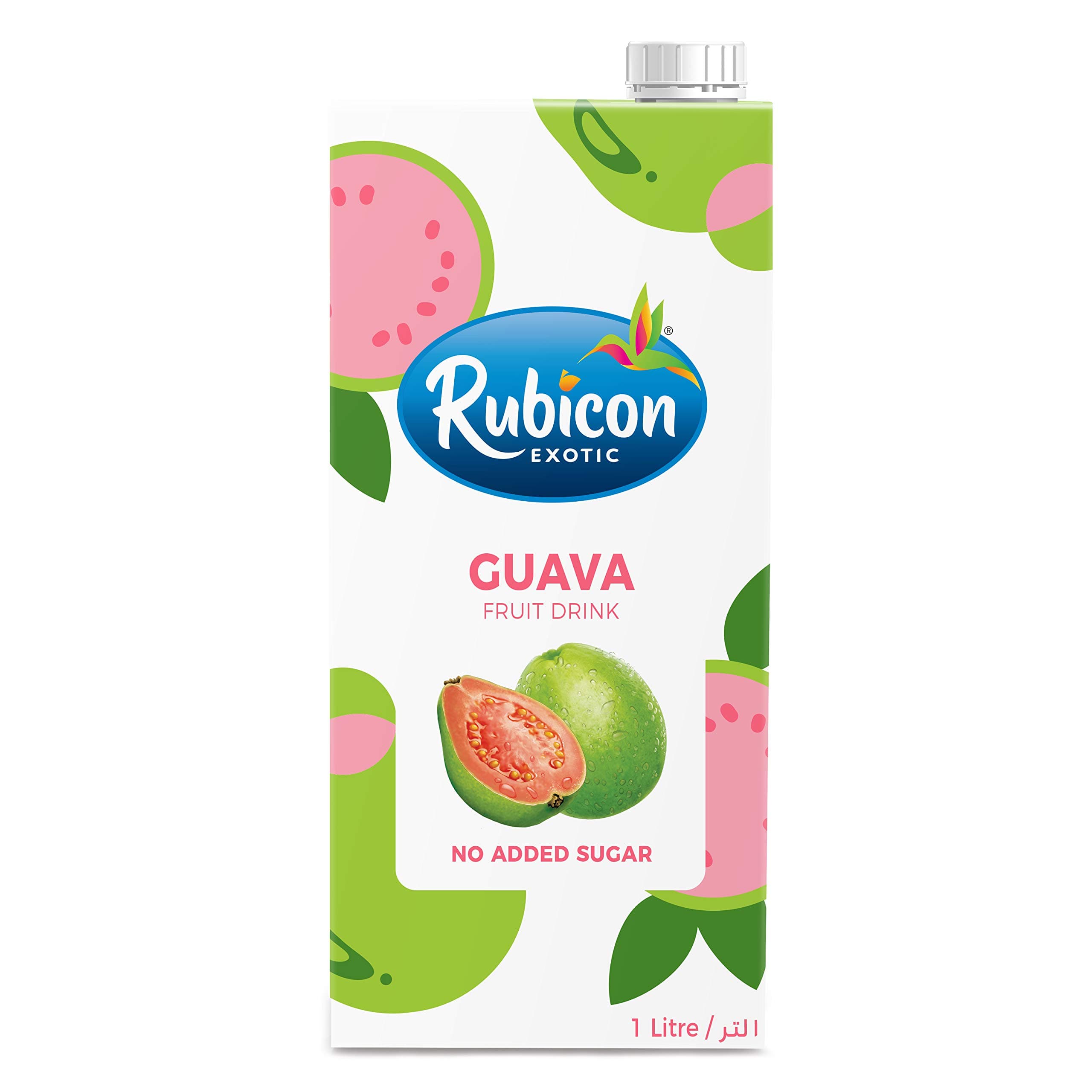 Rubicon Guava No Added Sugar Fruit Drink 1Litre