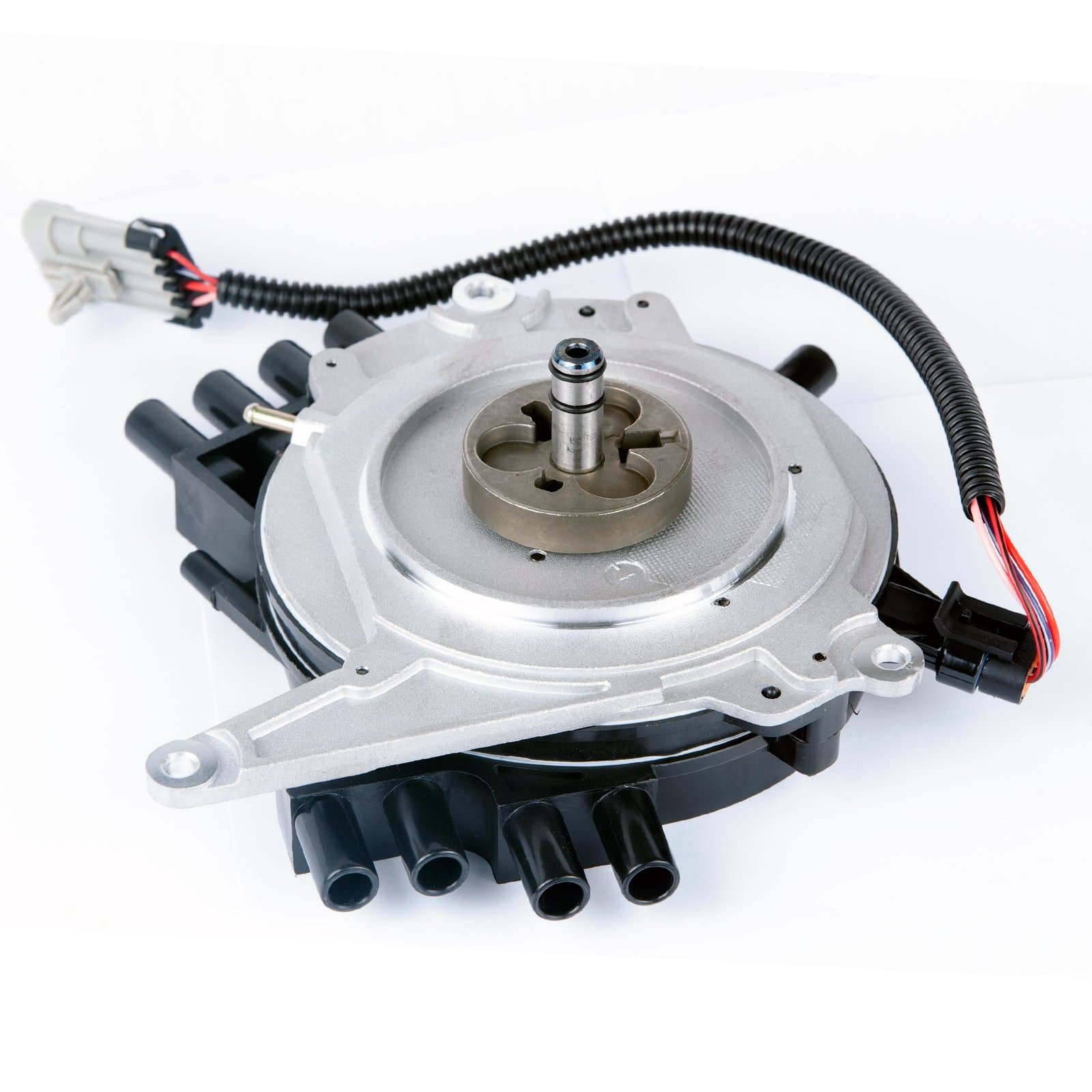 MAS Ignition Distributor with Cap & Rotor Compatible with Optispark LT1 Chevy Camaro Caprice Corvette Buick Roadmaster Pontiac Firebird V8 5.7L Replacement for 1104032 KA-GM8381 DST109