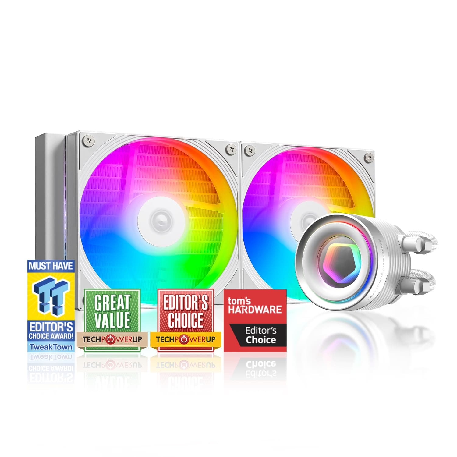 ID-COOLING FX240 INF White 240mm Liquid CPU Cooler