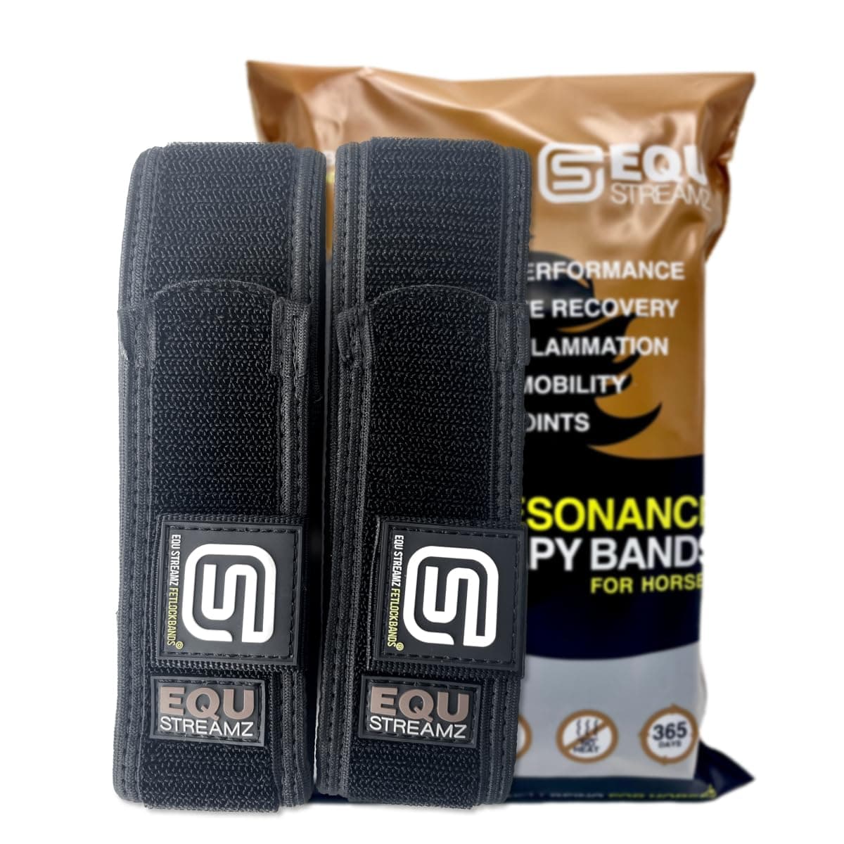 Magnetic Horse Bands/Boots (pair)| Non Invasive 'no-heat' Magnetism | Suitable 24x7 use & pre & post exercise | For hocks & fetlocks | Full body coverage | Advanced Magnetic Technology