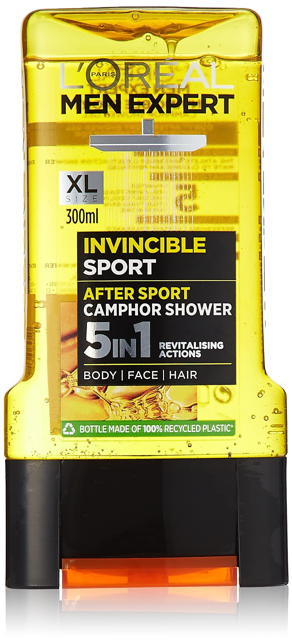 L'Oreal Paris Men's Expert Invincible Sport Shower Gel 300 Ml, (Pack Of 1)