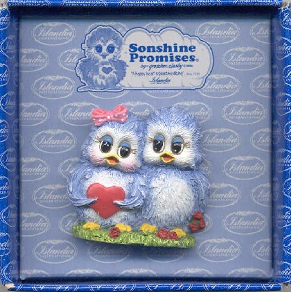 Shared Love Is Twice the Joy Sonshine Promises Mini Blue Bird Pin