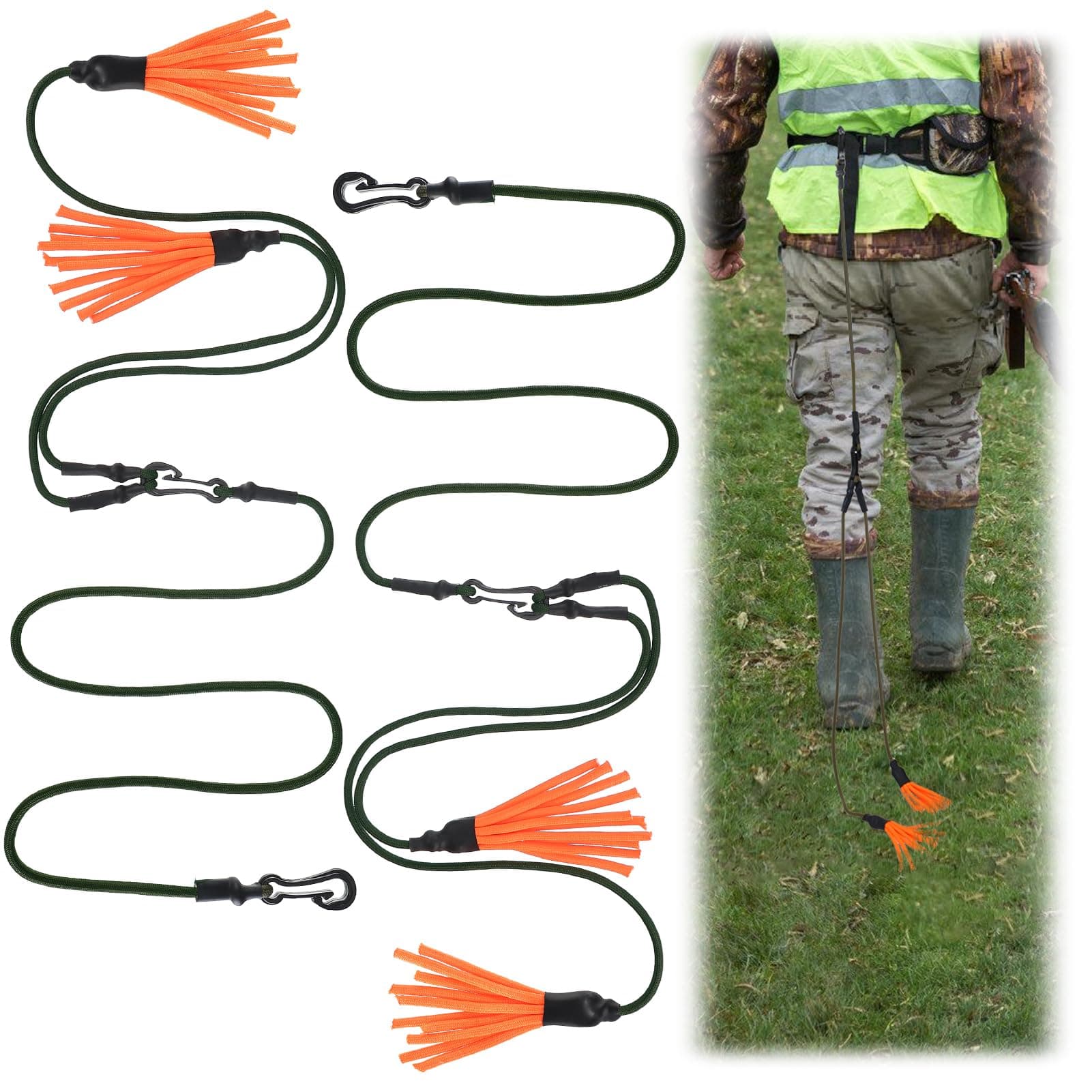 PAMASEDeer Hunting Scent Drag Line - 2pcs Super Absorbent Outdoor Equipment Accessories for Elk White-Tailed Deer Attractant