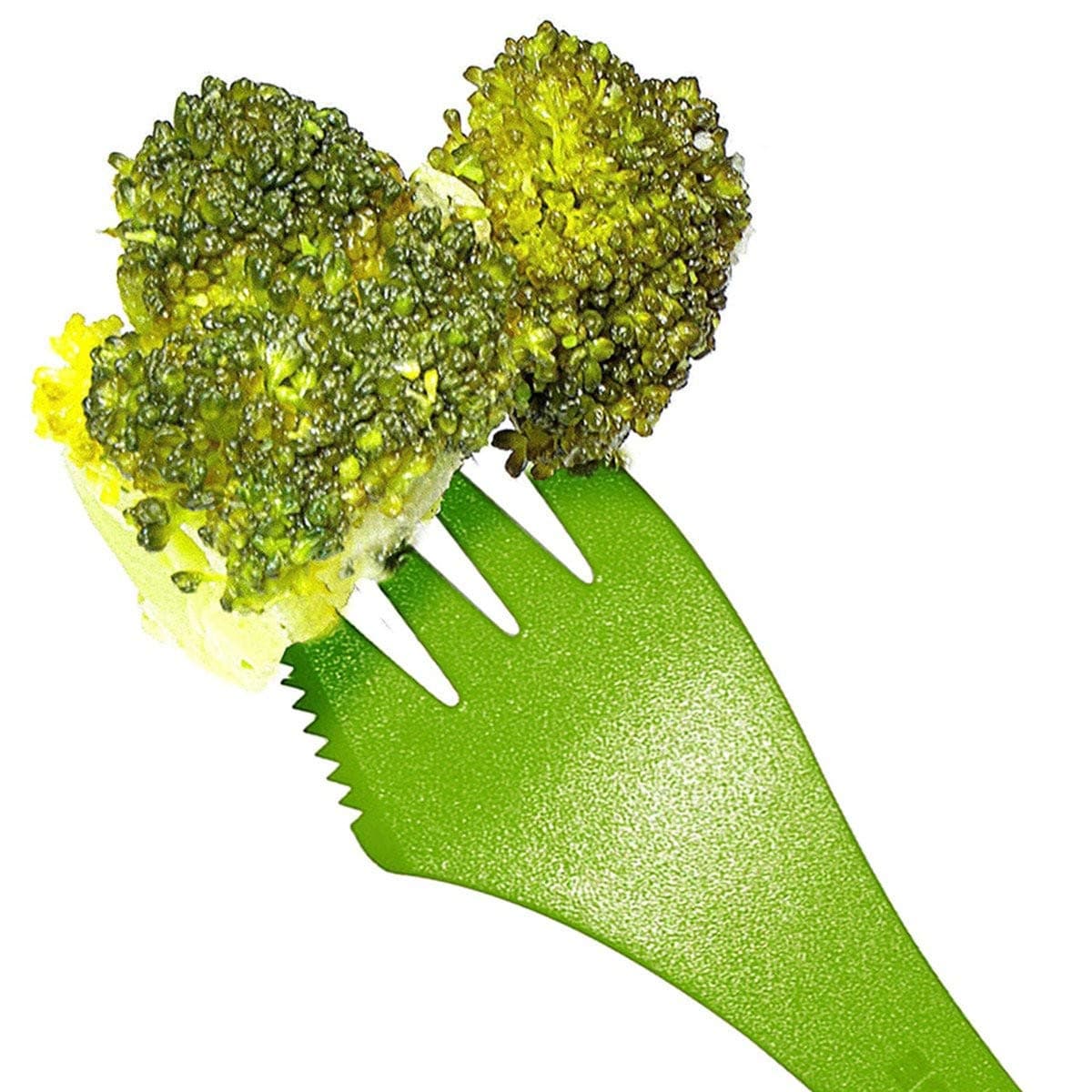 LERORO 6 Pack Durable & BPA-Free Sporks - Spoon, Fork & Knife Combo Utensils Flatware Kit for Camping & Outdoor Activities（3 in 1,Multicolor）