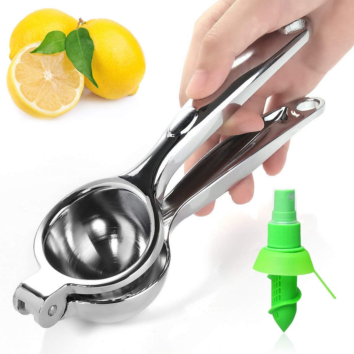 Manual Lemon Squeezer - Premium Heavy Duty Stainless Steel Citrus Juicer Lime Squeezer