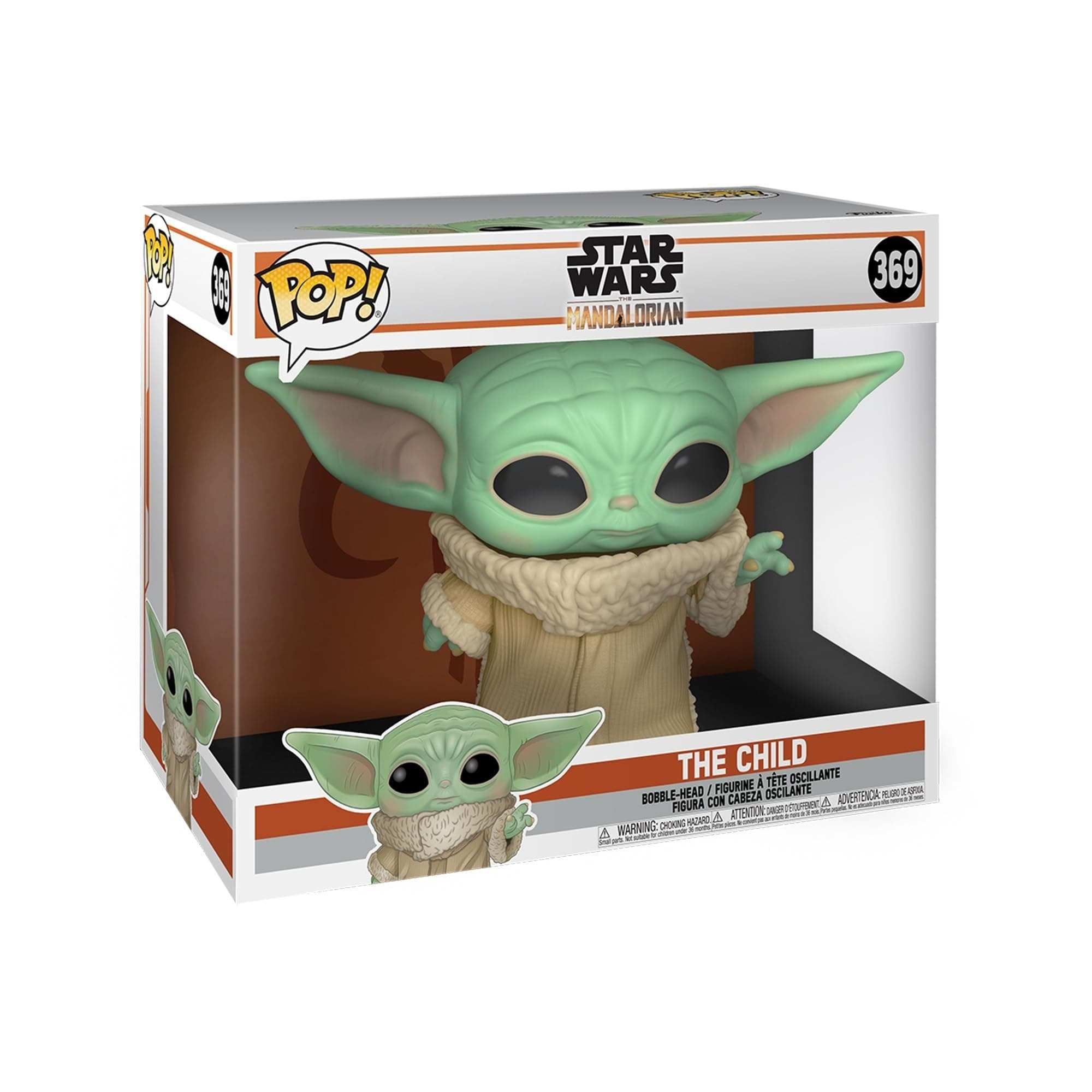 POP! Star Wars: The Mandalorian - 10" Grogu - The Child - Baby Yoda - Collectable Vinyl Figure - Gift Idea - Official Merchandise - Toys For Kids & Adults - Model Figure for Collectors