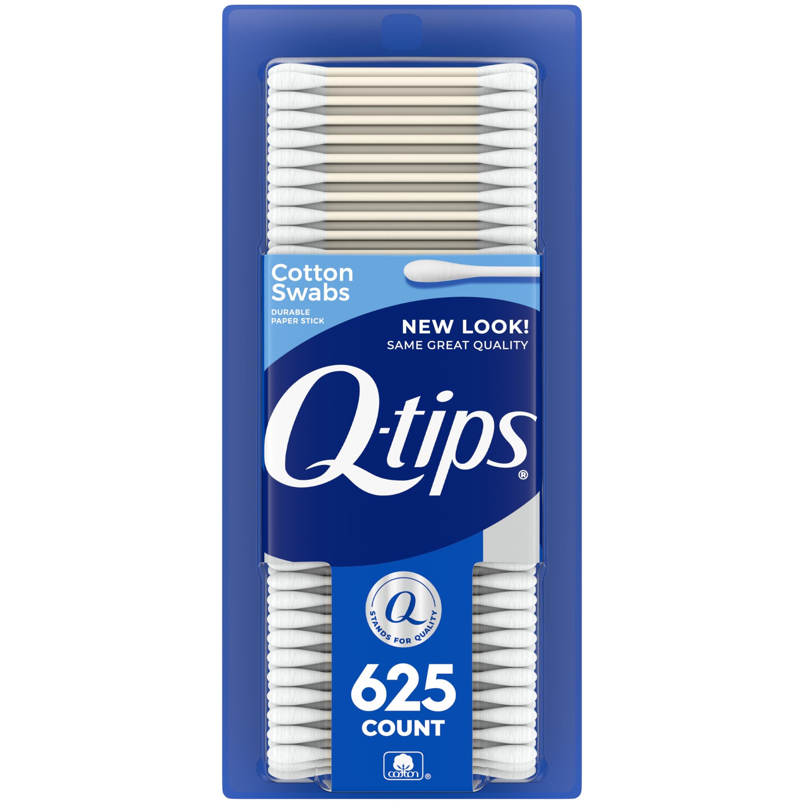 Q-tips Cotton Swabs, 625 ct