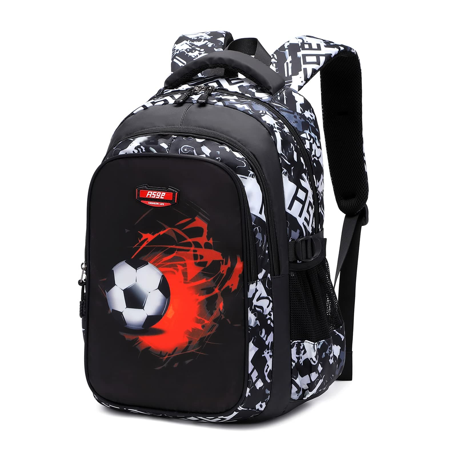 Backpack for School Boys Backpacks for Kids Camo Bookbag for Middle School Bags Waterproof Travel Back Pack