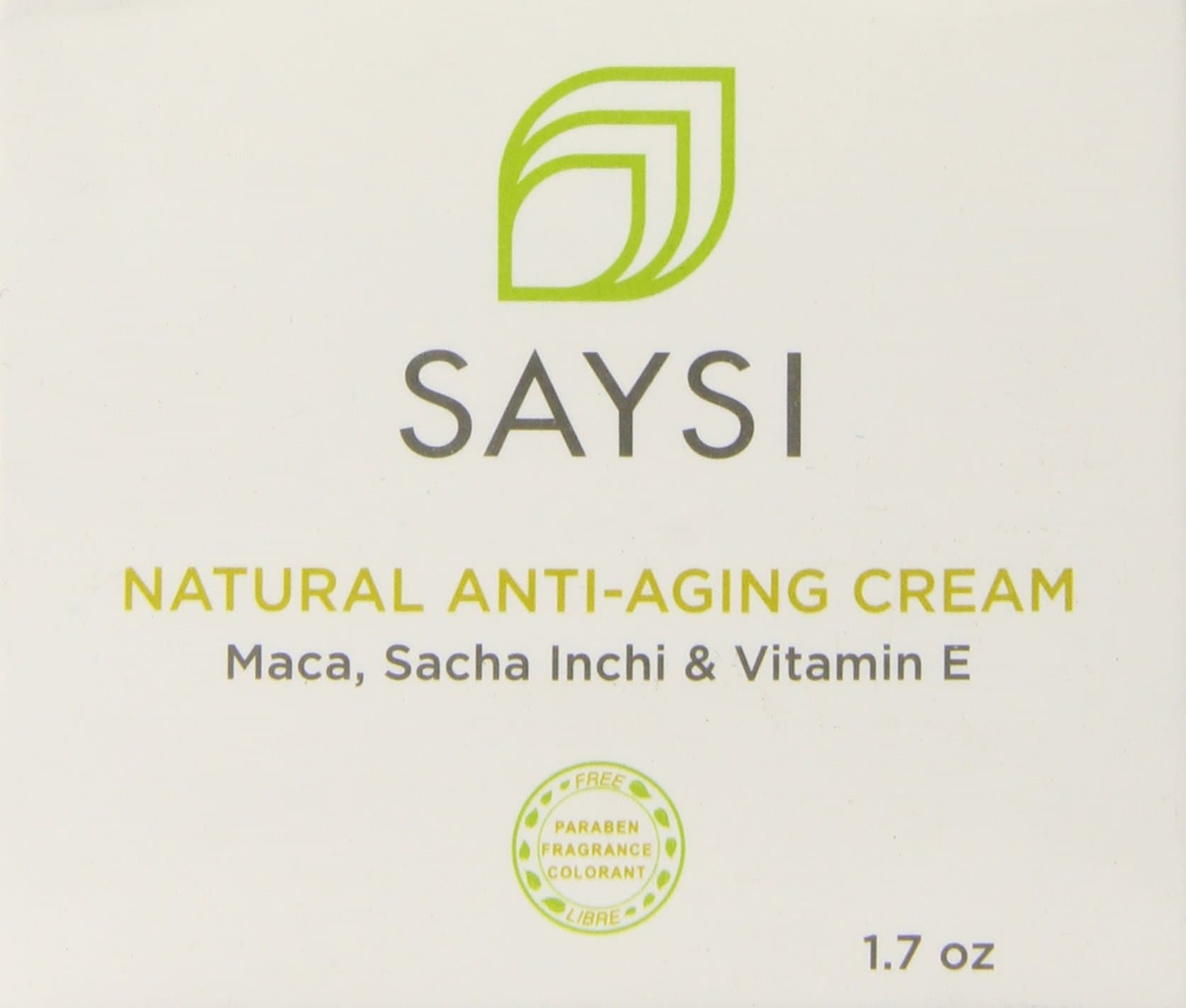 Saysi Natural Anti-Aging Cream, 1.7 Ounce
