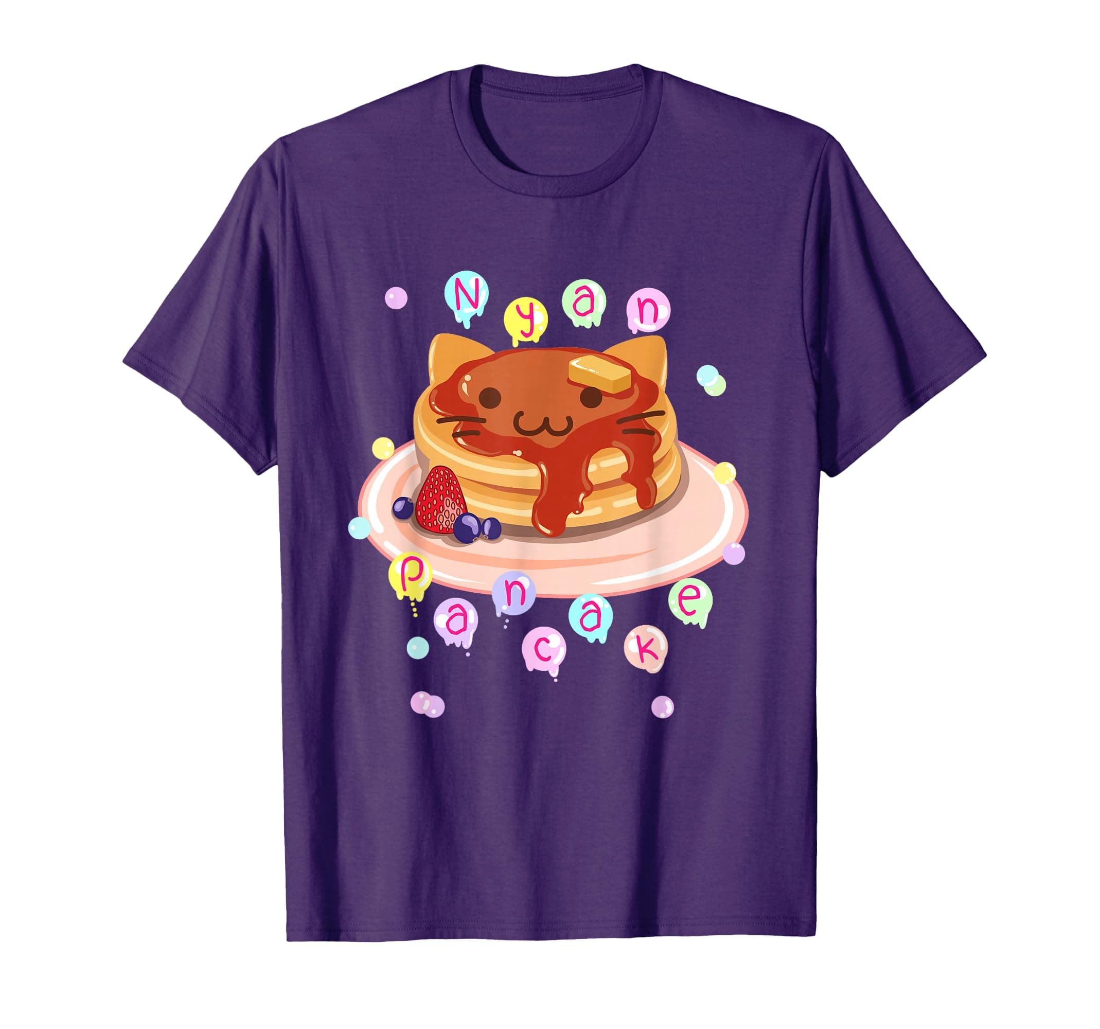 Nyan Cat Pancake Kawaii Cute Pastel T-Shirt Men Women Girls Kids T-Shirt