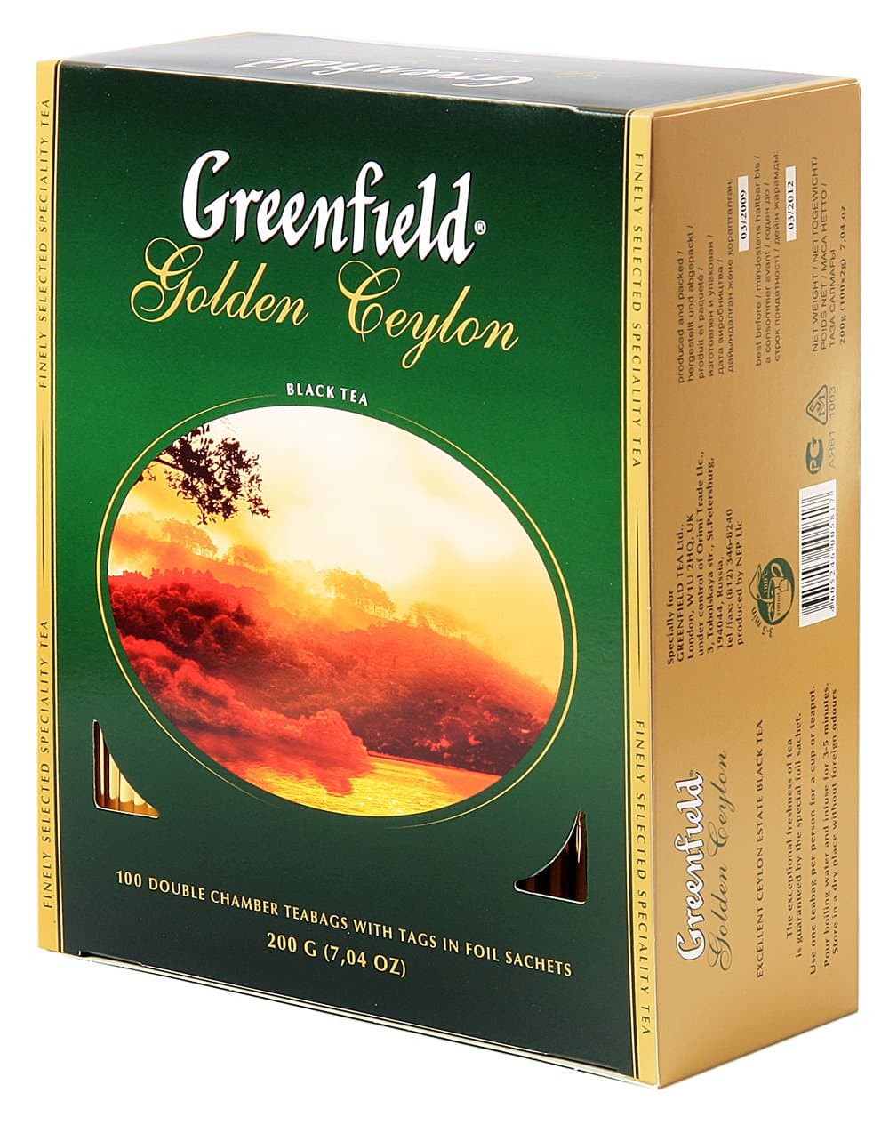 Black Tea Golden Ceylon (100 Tea Bags)