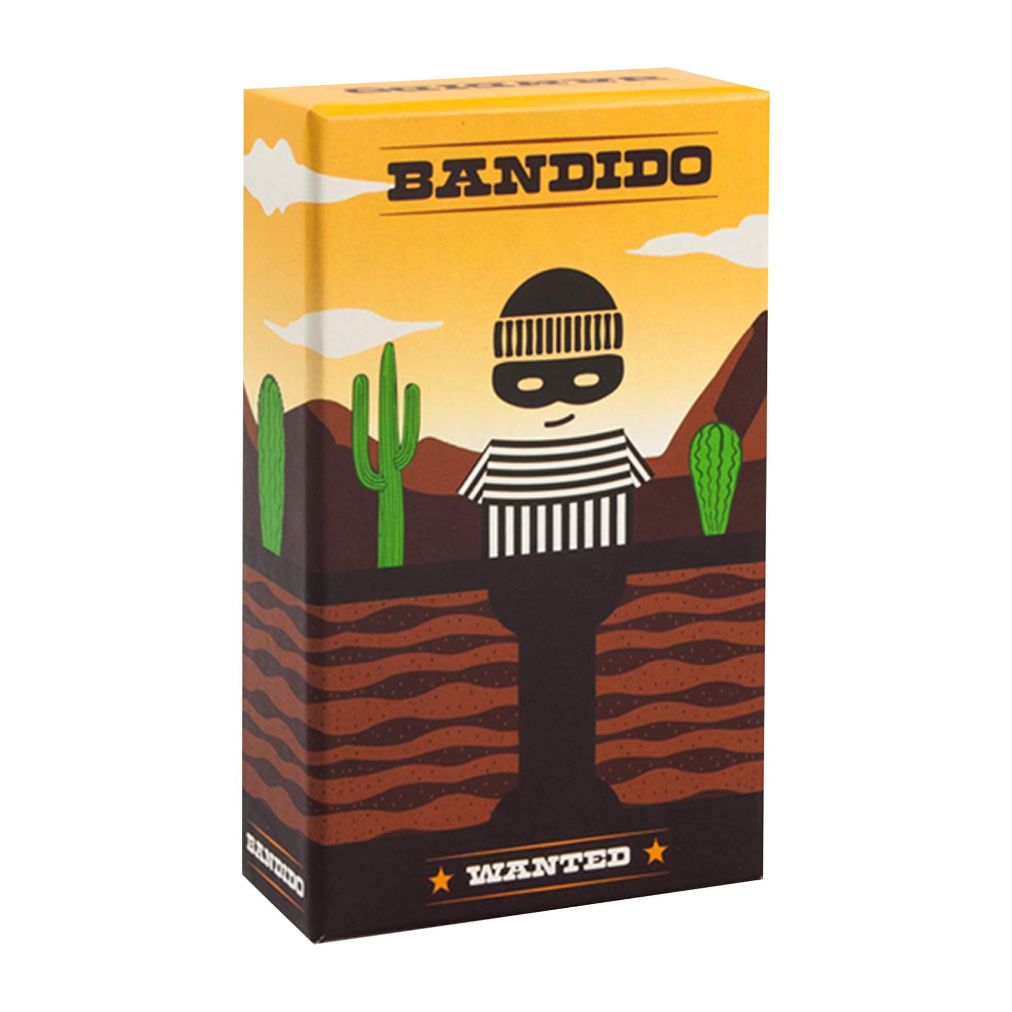Bandido Card Game - Cooperative Strategy and Route Building Fun! Fun Family Adventure Game for Kids & Adults, Ages 6+, 1-4 Players, 15 Minute Playtime, Made by Helvetiq