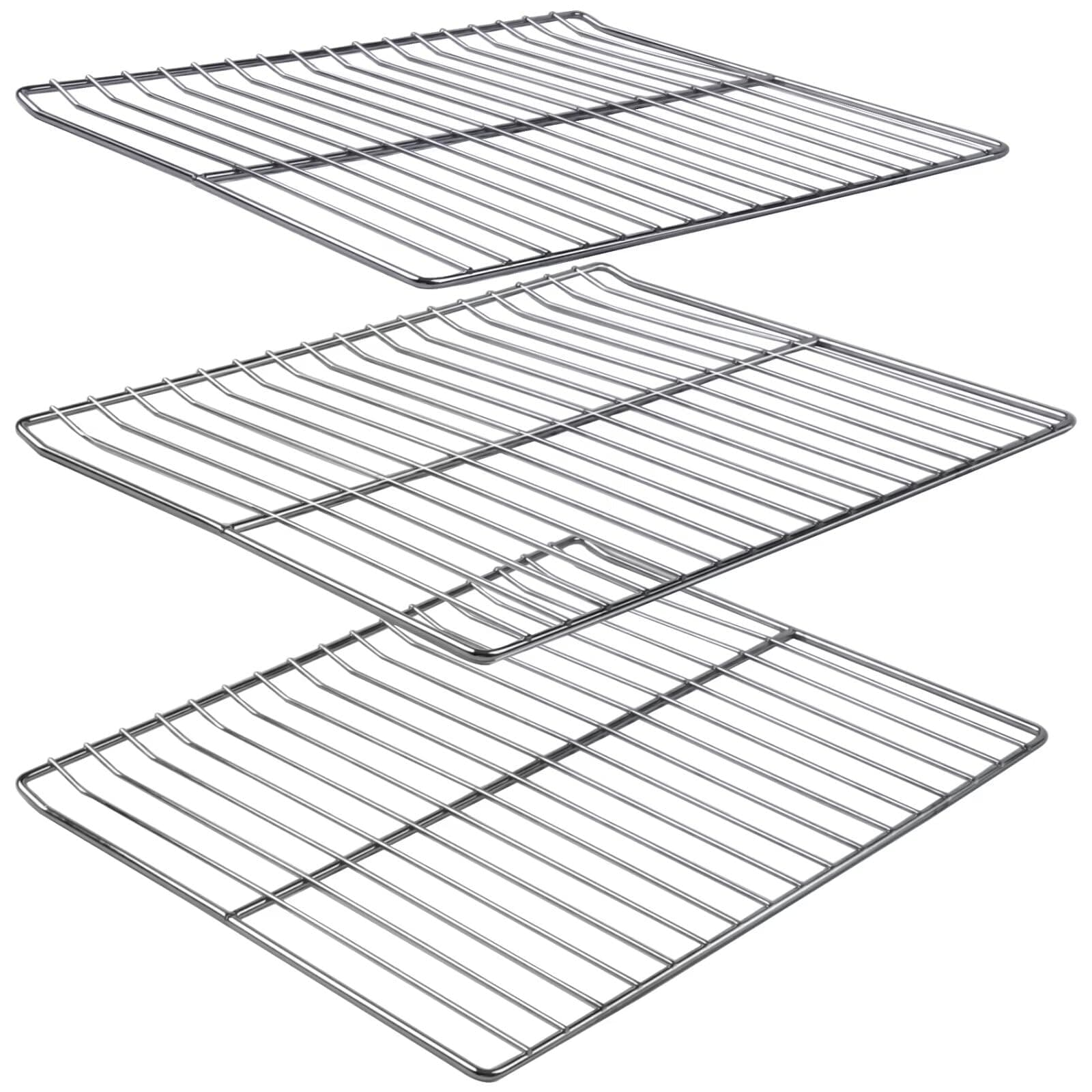 Cooking Grate Replacement Part for Masterbuilt 30 Inch Electric Smoker, 14.6" x 12.2" Grill Grids, Smoker Grates for Masterbuilt MB20071117, 20071117, MB20073519, MB26073519, MB20070421, 3 Pack