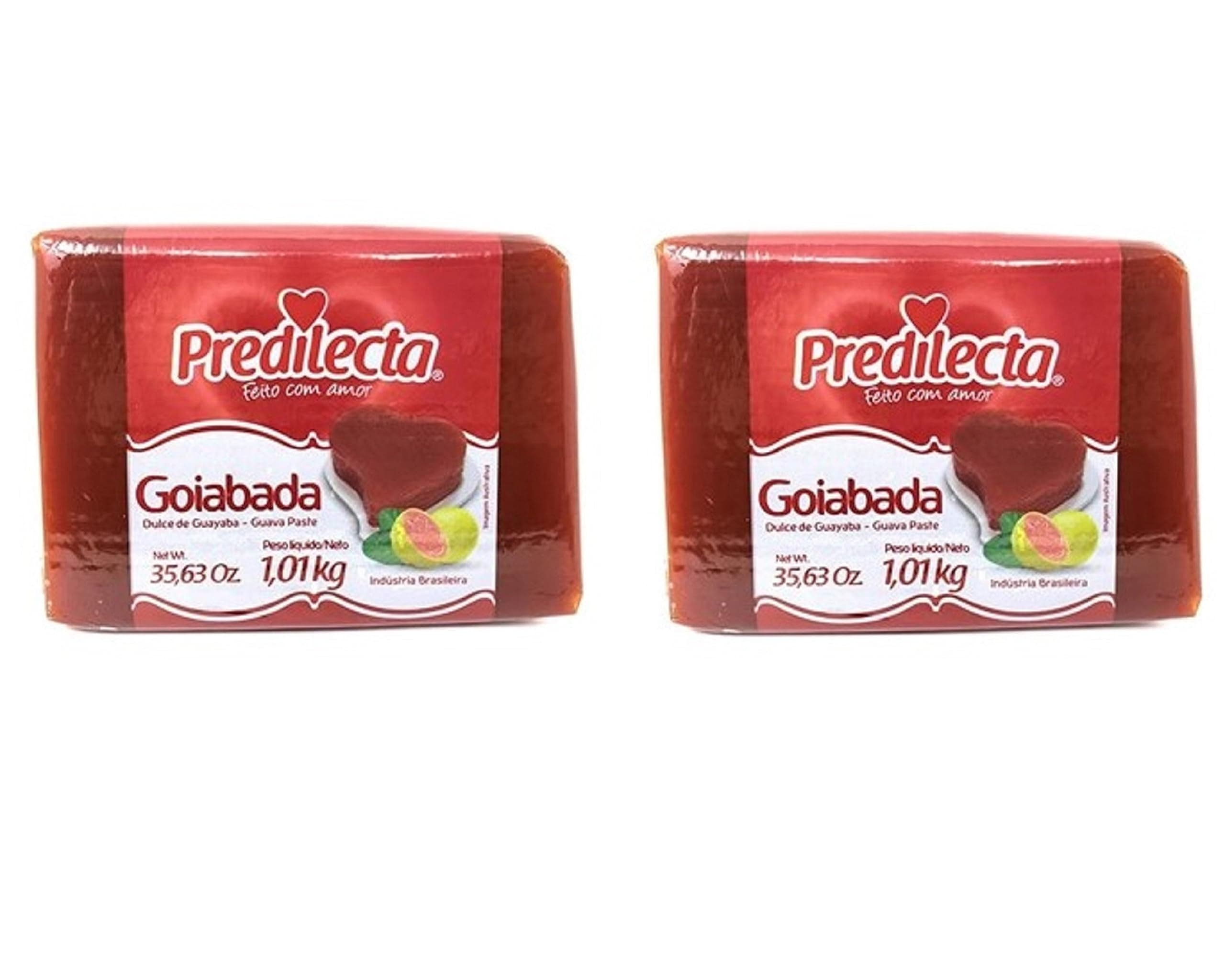 Guava Paste w/ Fruit Pieces - 35.27 oz (PACK OF 02) | Goiabada Cascão - 1.01kg
