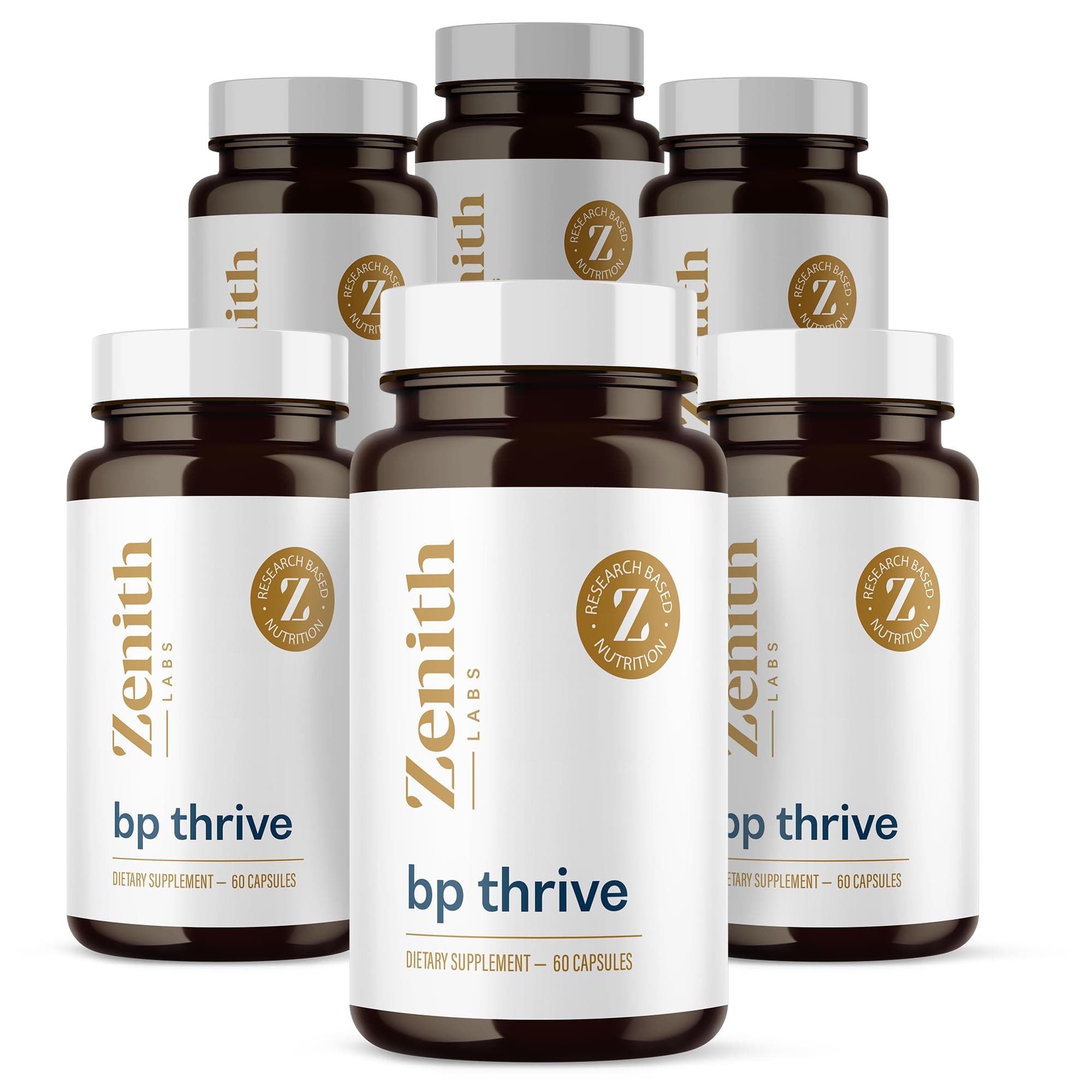 BP Thrive - Blood Flow Supplement - 30-Day Supply - Supports Blood Flow, Circulation, and Heart Function - 6 Pack