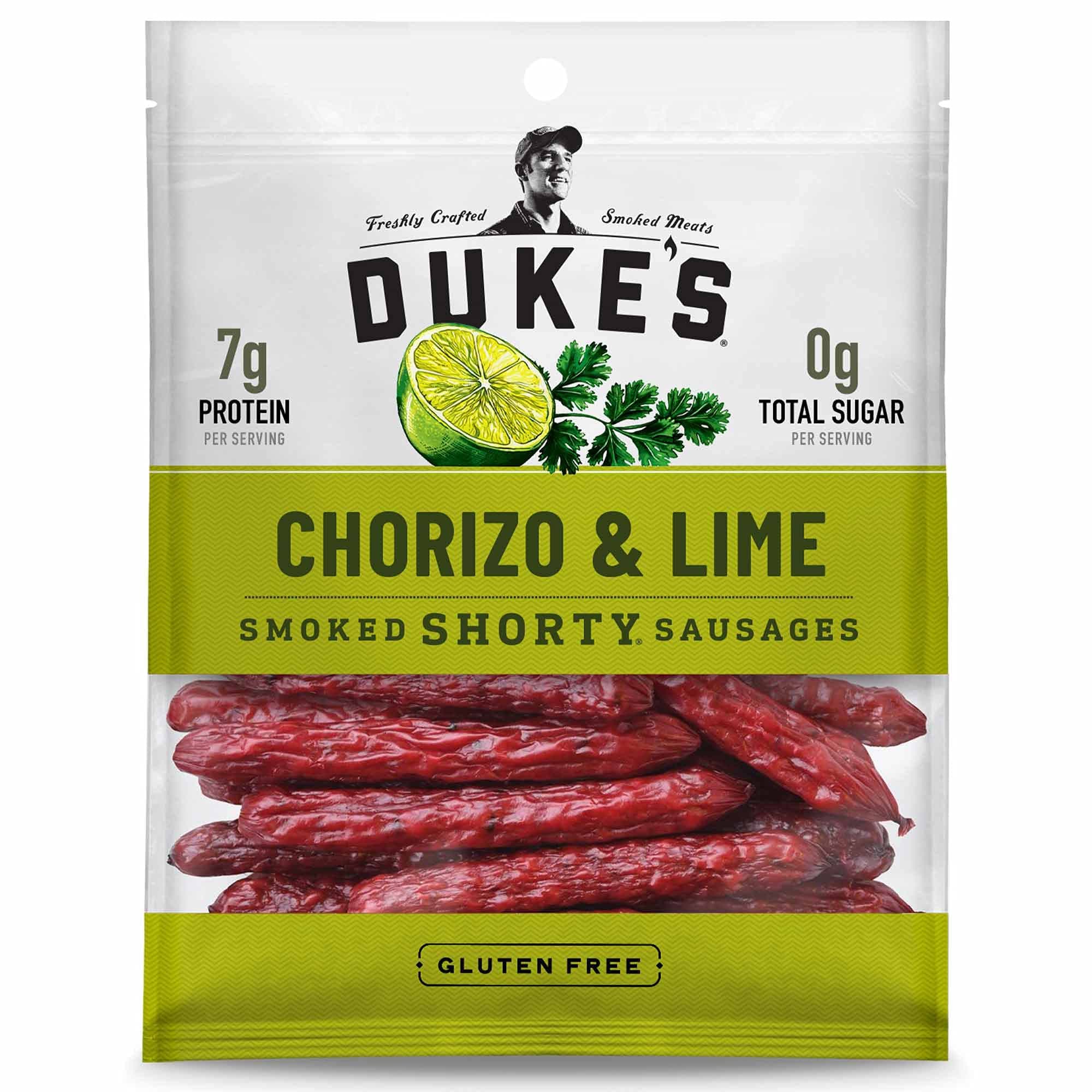 Smoked Shorty Sausages Chorizo and Lime (8x5 OZ)