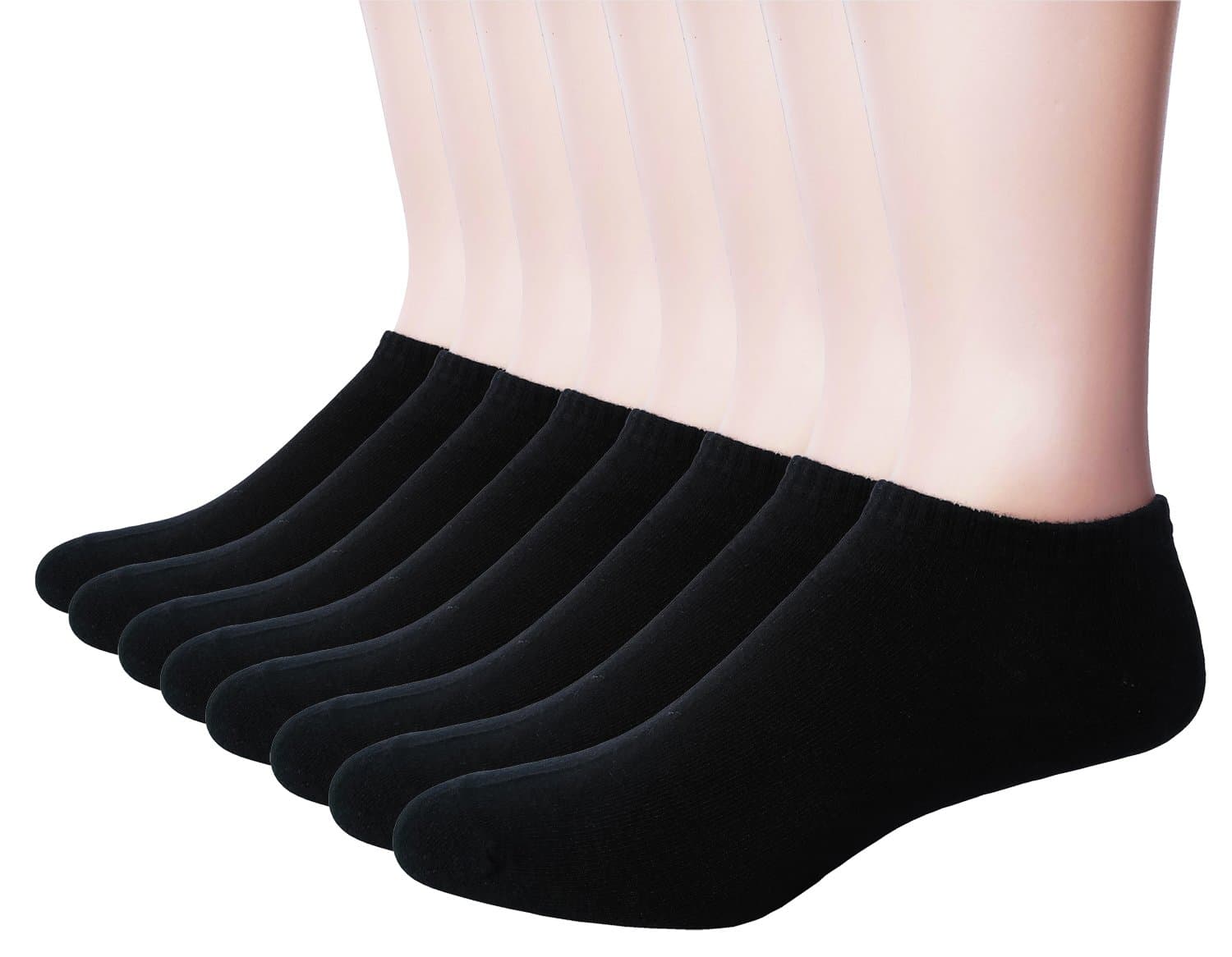 Women's Ankle Socks 6/8 Pairs Low Cut Cotton Classic Casual Socks Slim-fit Non Slip Moisture Wicking Short Socks