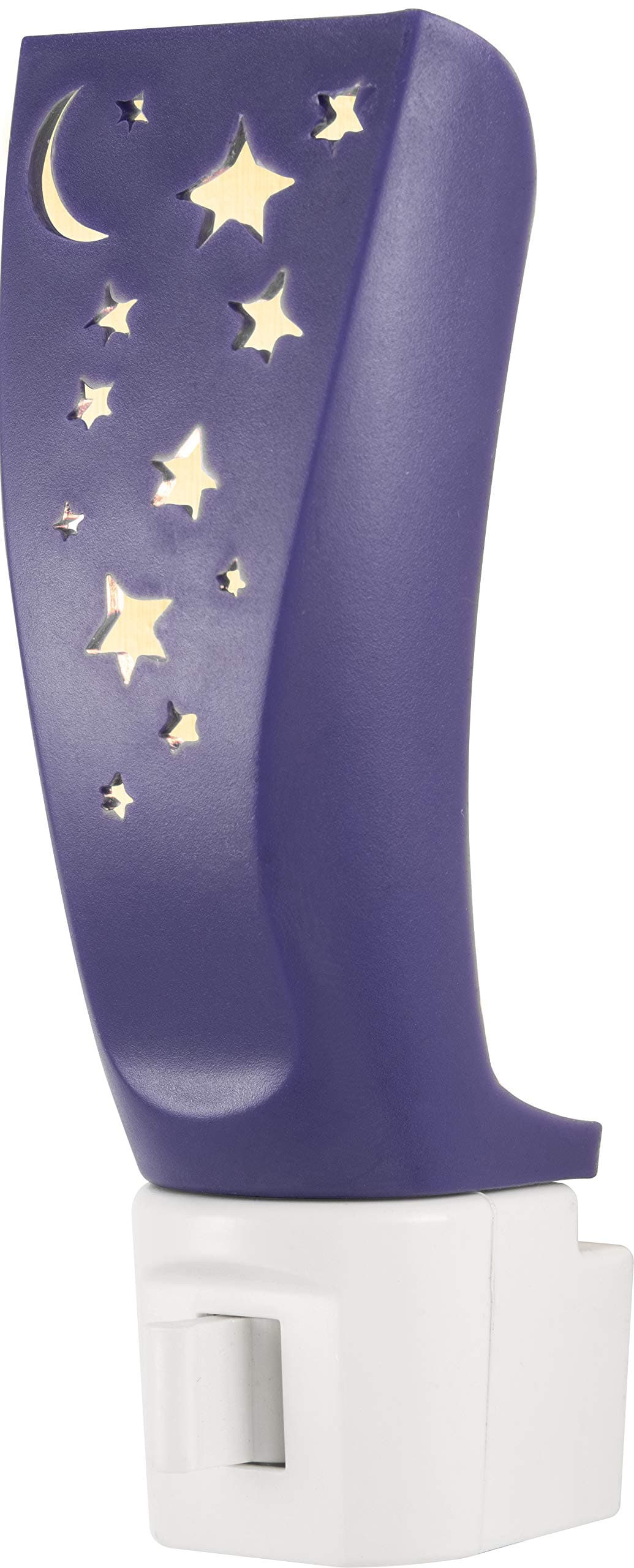 Lights By Night Stars and Moon Night Light, Manual On/Off, Incandescent, Warm White, Ideal for Bedroom, Bathroom, Hallway, Stairs, Pantry and Laundry Room, 52180