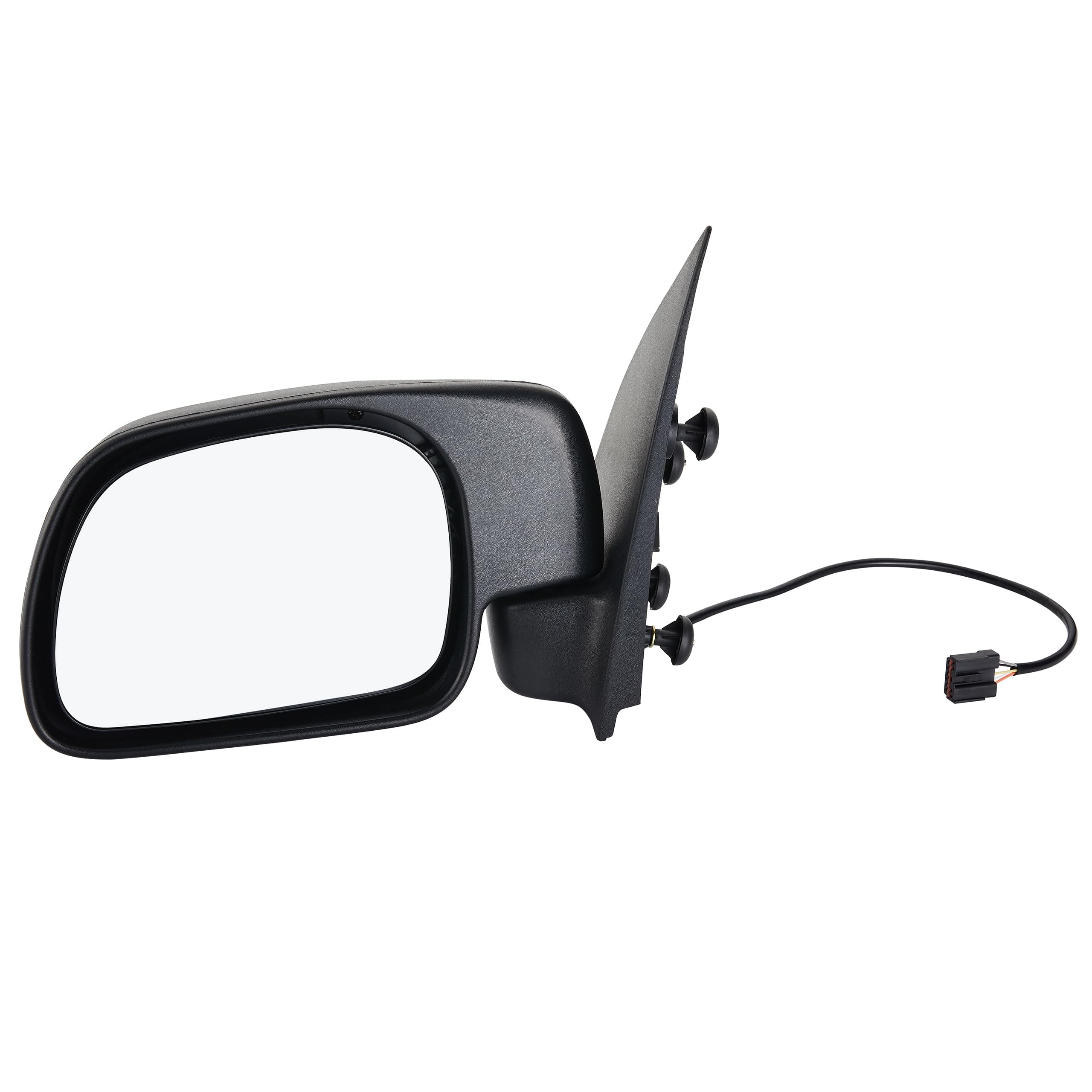 ZAPOSTS Side View Mirror Fits for Ford F-250 F-350 F450 Super Duty 1999-2010|For Ford F-550 Super Duty 99-07|for Ford Excursion 00-05.Power Adjustment,NO Heated,Manual Folding,Left Driver Side Mirror