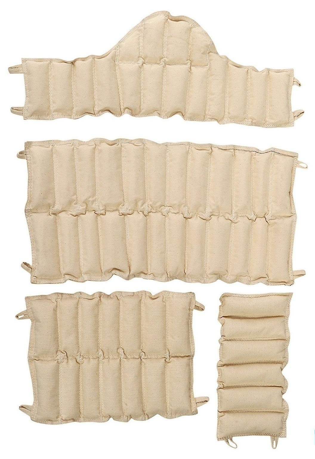 Steam Pack Set/Moist Heat Packs (Lumber Moist Pack 10" - 22'', Standerd Moist pack 10"-12", Cervical Moist Pack 7.5"-22", Wrist Moist Pack 5"-12") (Combo Set)