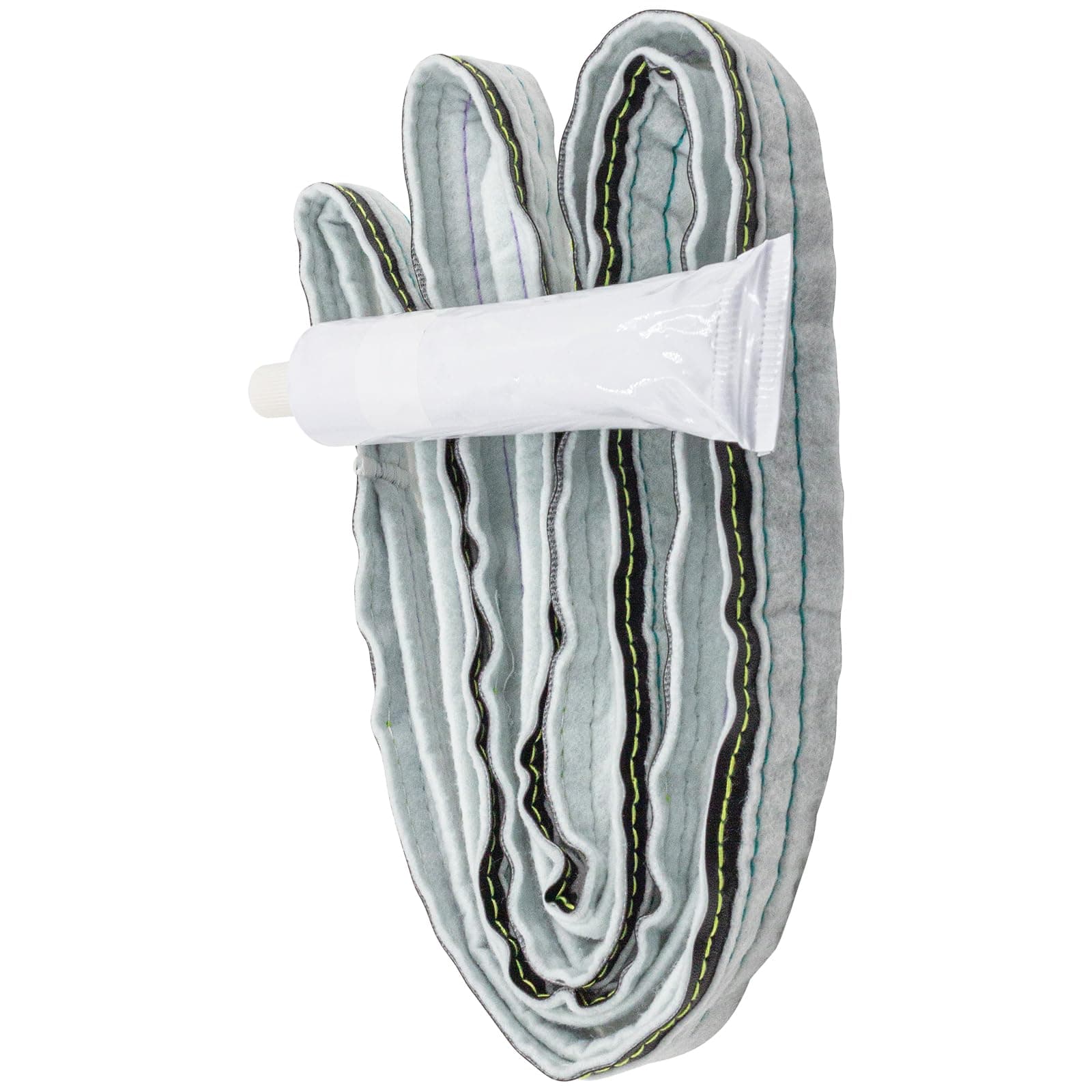 Improved W10612022 Dryer Rear Drum Felt Seal Replacement - Compatible with Whirlpool Crosley Amana Maytag Kenmore Dryers- Replace AP5737110 PS8691753 AP3094267 PS334327 W10389561 Dryer Felt Seal