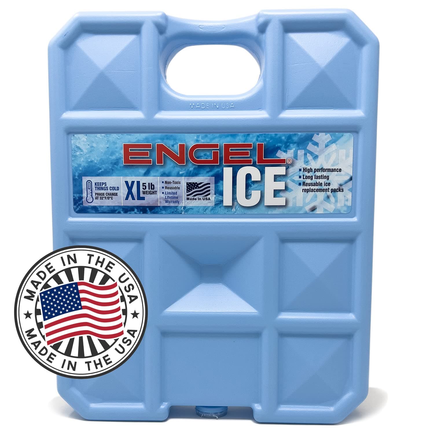 ENGEL 32°F / 0°C Cooler Packs - Made in The USA - Cooler Ice Packs for Boating, Fishing and Camping.The Perfect Non-Toxic Safe Replacement for Regular Ice or Dry Ice.