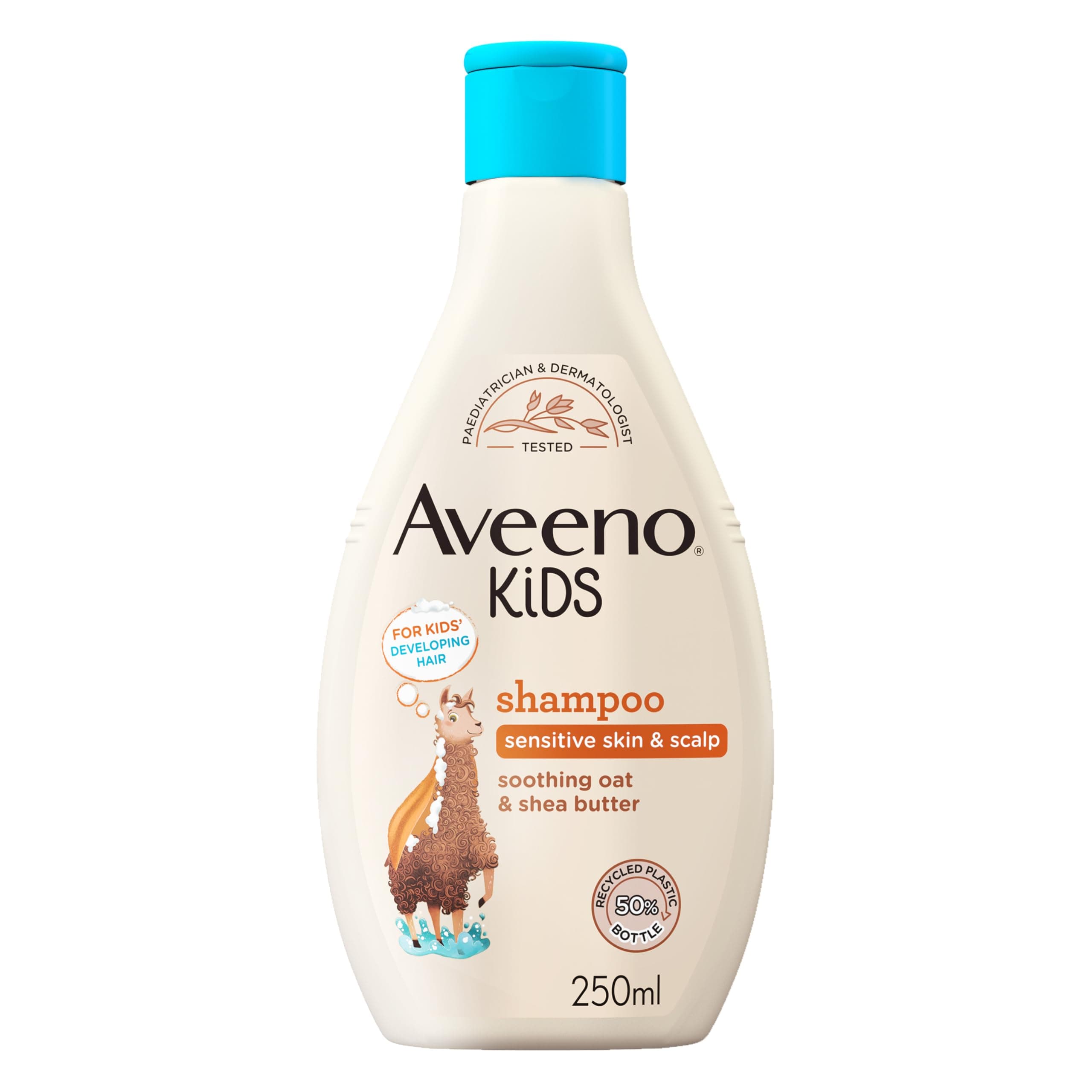 Aveeno Baby Kids Shampoo 250ml | Enriched with Soothing Oat & Shea Butter | Childrens Shampoo Developed for Your Little Superhero | Childrens Toiletries Sets