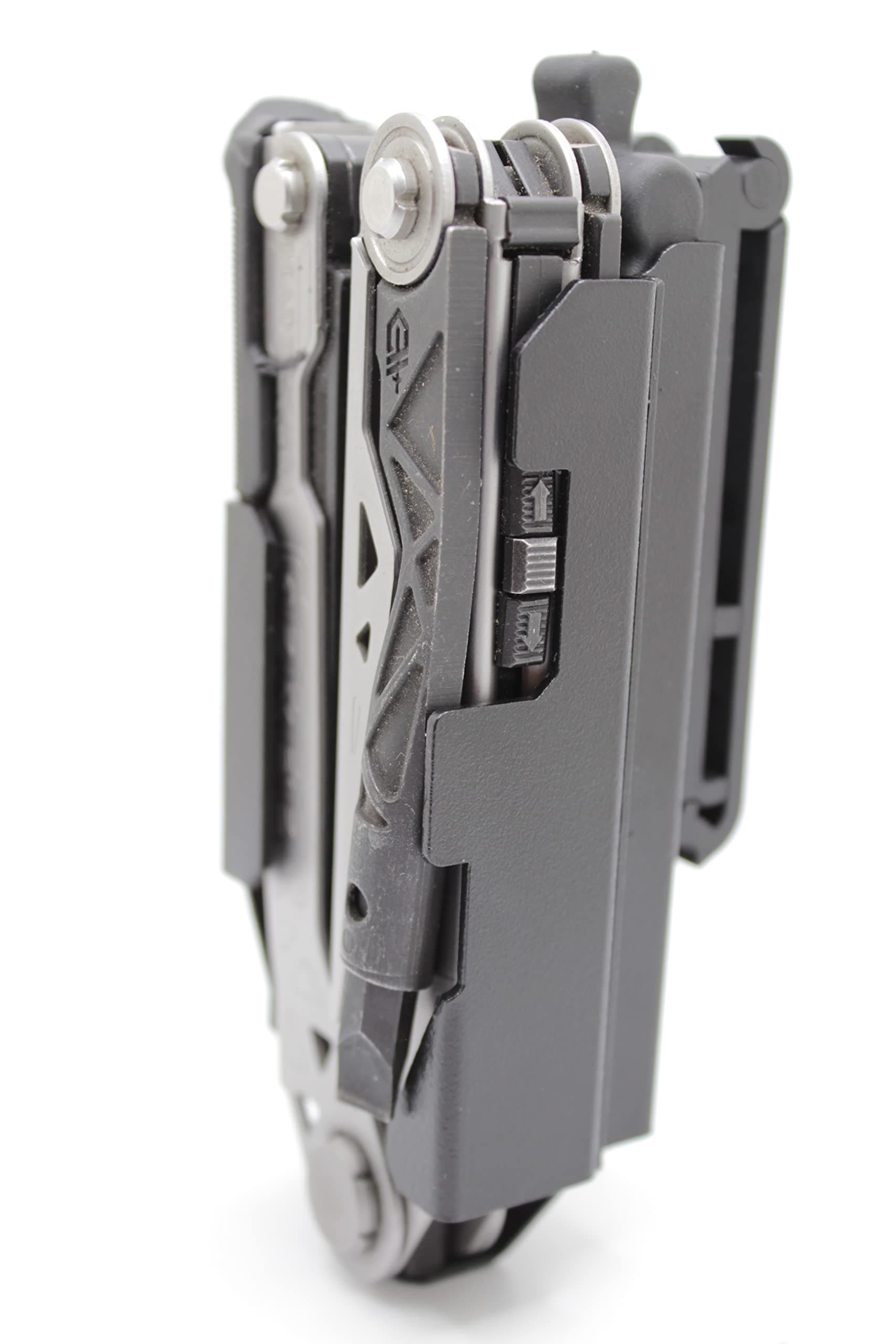 RAE GEAR - CENTER-DRIVE Sheath Compatible with Gerber Centerdrive multitool (TOOL & BITS NOT INCLUDED) (WITH BIT KIT POCKET - NEW ADJUSTABLE BELT CLIP)