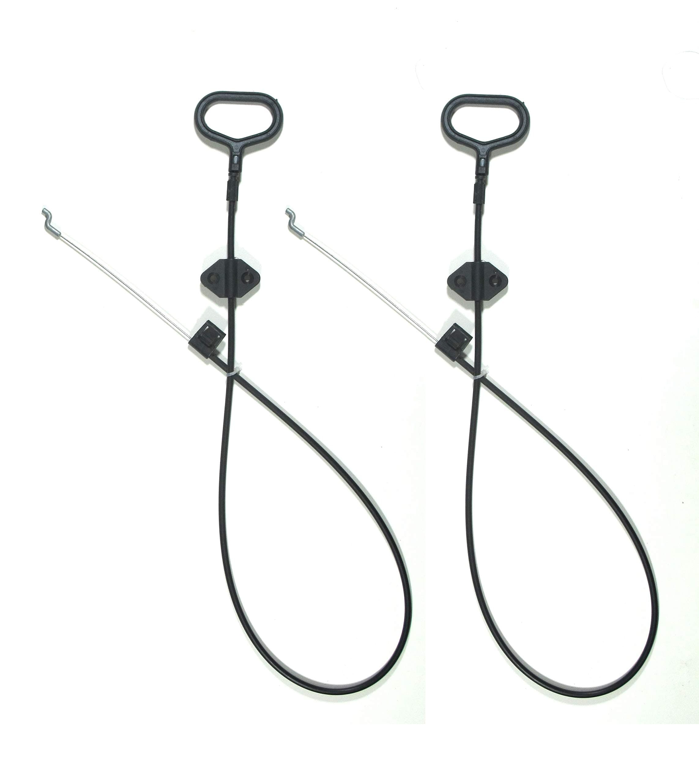 KUANYUOO Recliner Sofa and Reclined Chair Replacement Cable D Handle Pull Type,S-Shaped(Z Tip) End,2 Mounting Holes,Total Cable Length(Include Handle):39inch,Exposed Cable Length:6inch DBRS-1,2Pcs