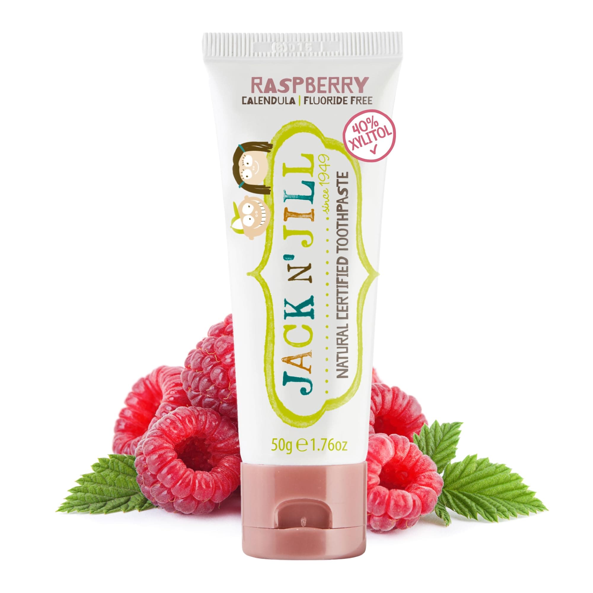 Jack and Jill Toothpaste Gel Raspberry 50g