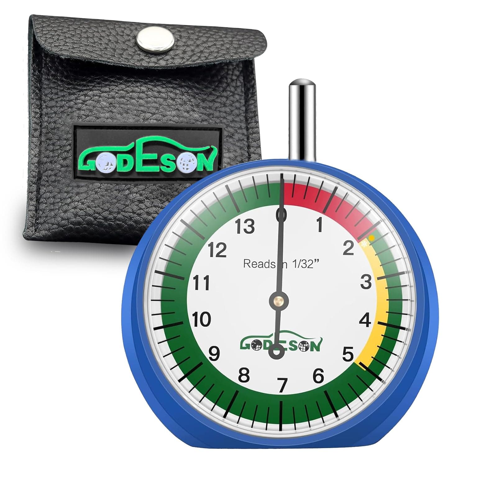 Dial Type Tire Tread Depth Gauge