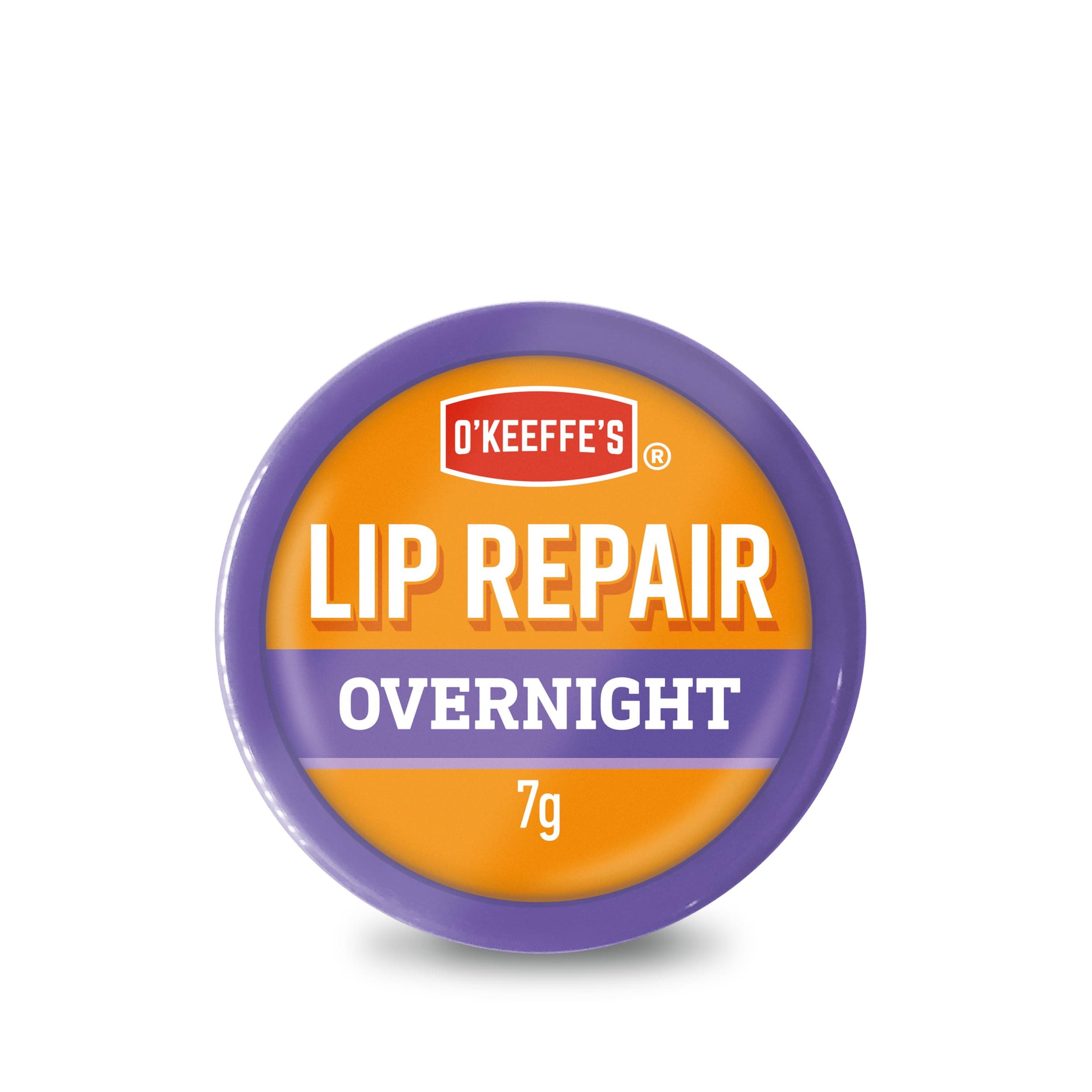 O'Keeffe's Lip Repair Overnight 7g - Intensive Overnight Treatment for Dry, Cracked Lips, Long-Lasting Moisture & Repair