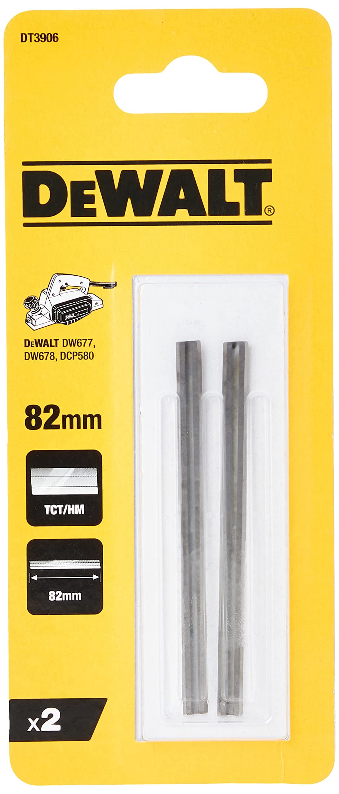 Dewalt DT3906-QZ Planer blade (2 Piece), 3.23"