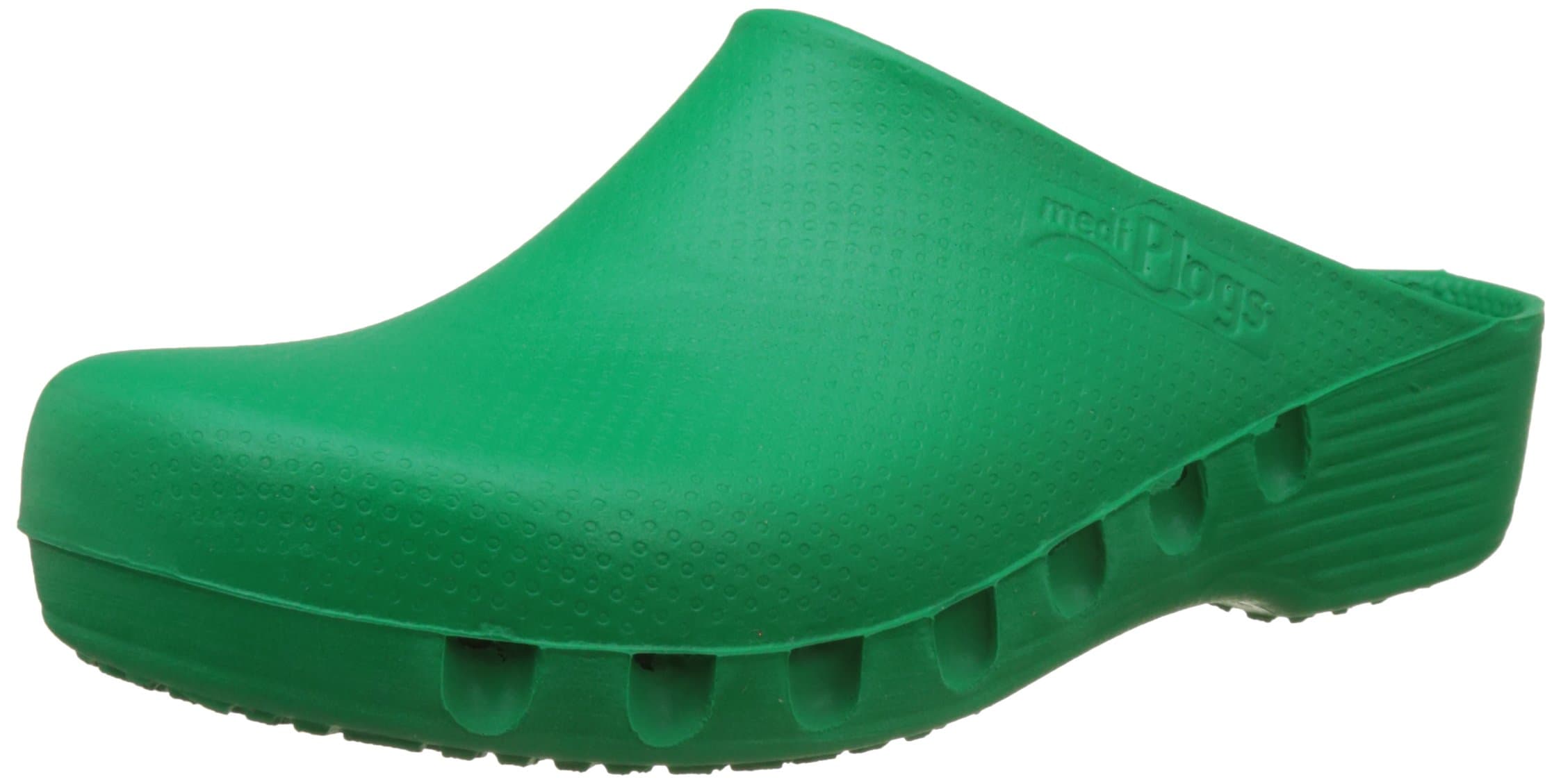 medimex wsam 44 V Clog mediplogs Perforated Side, Anti-Static, Washable at 60 degree, Size 44, Green