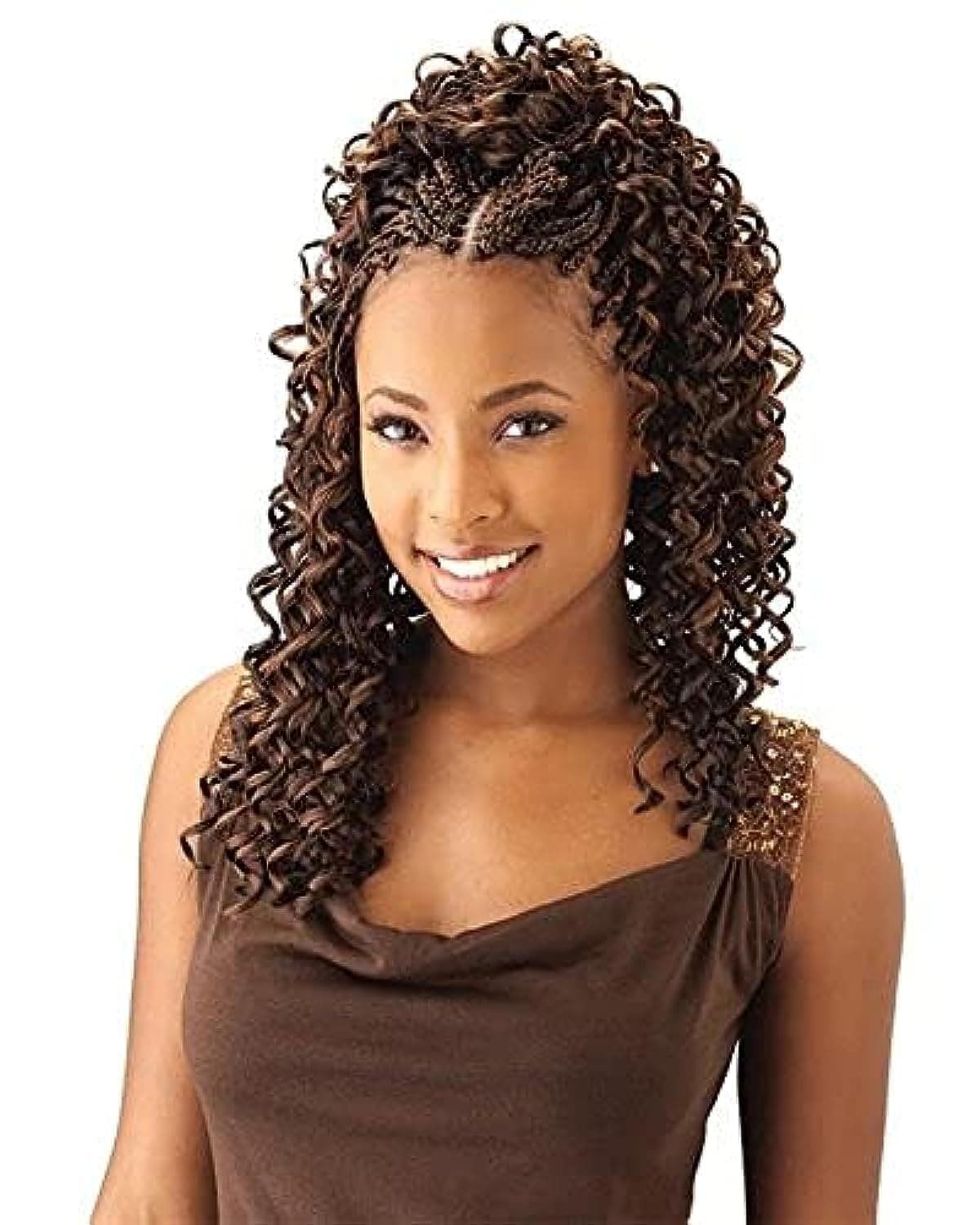 Shake N Go Freetress Bulk Braiding Hair - GOGO CURL (1B)