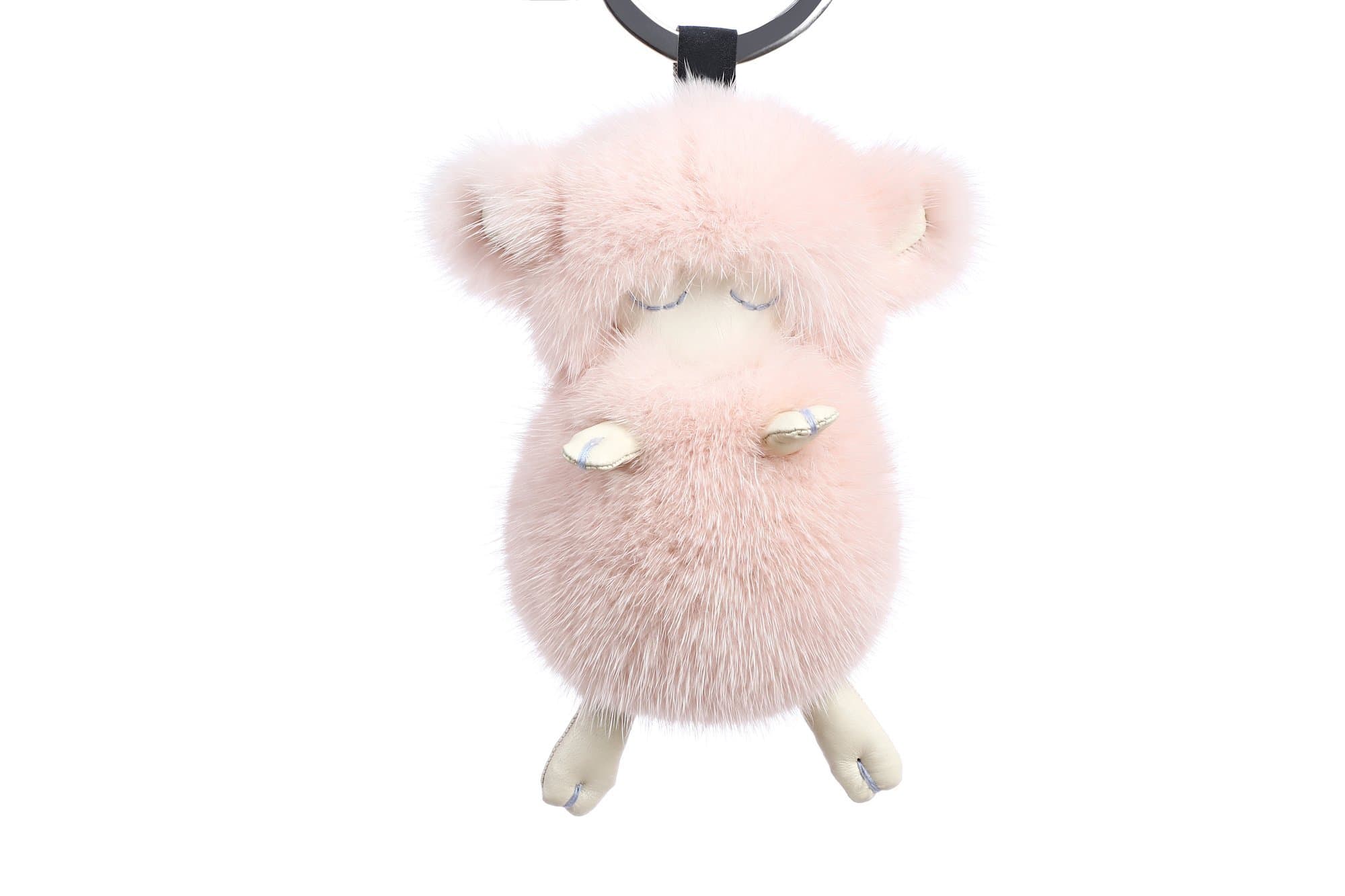 Fashion Key Chain, Sleeping sheep,Bag and key charm, Designed by Ella Liu.