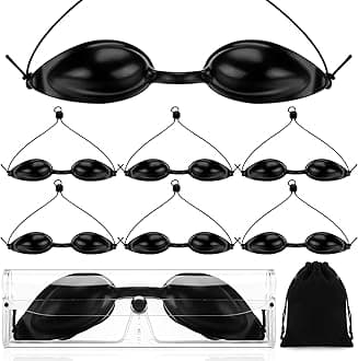 6 Pcs Dry Eye Sleep mask Hydrating Adjustable with Moisture Reserving Chambers Soothing Sleep mask with Travel case for Dry Eyes Relief