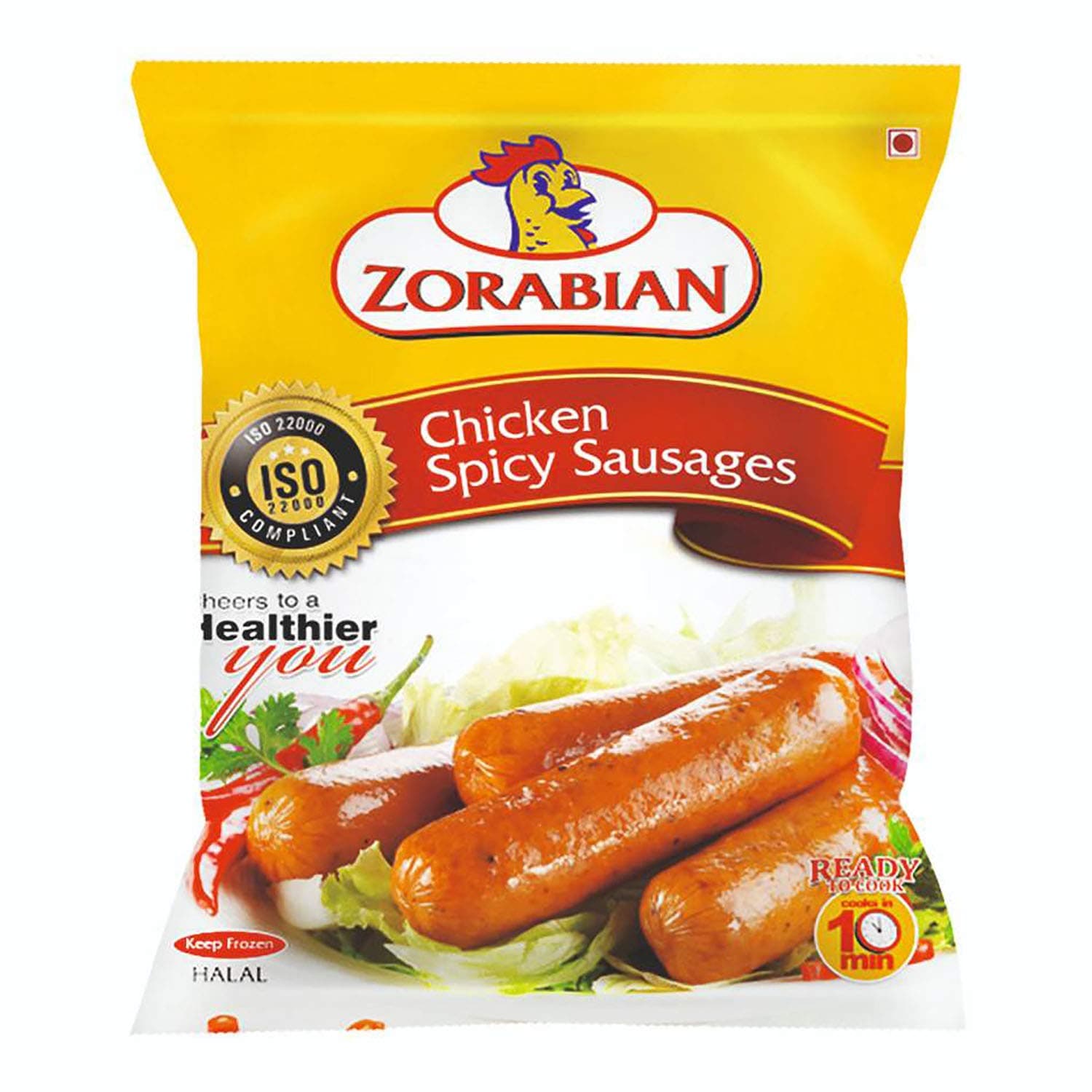 Zorabian Chicken Spicy Sausages, 250 g