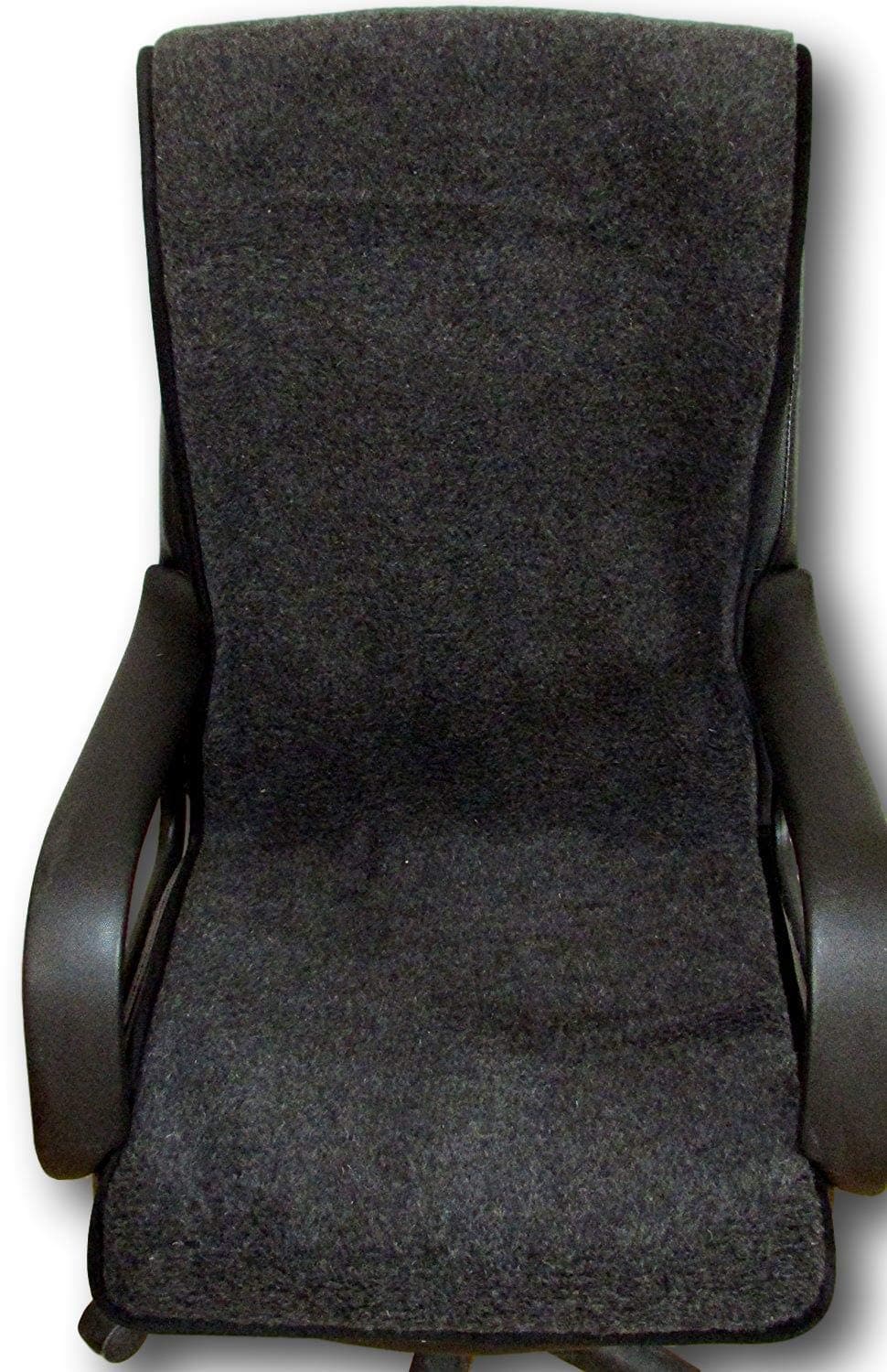 Armchair Cover Merino Wool Anthracite 100 % Merino Wool 50 x 200 cm Made in Germany