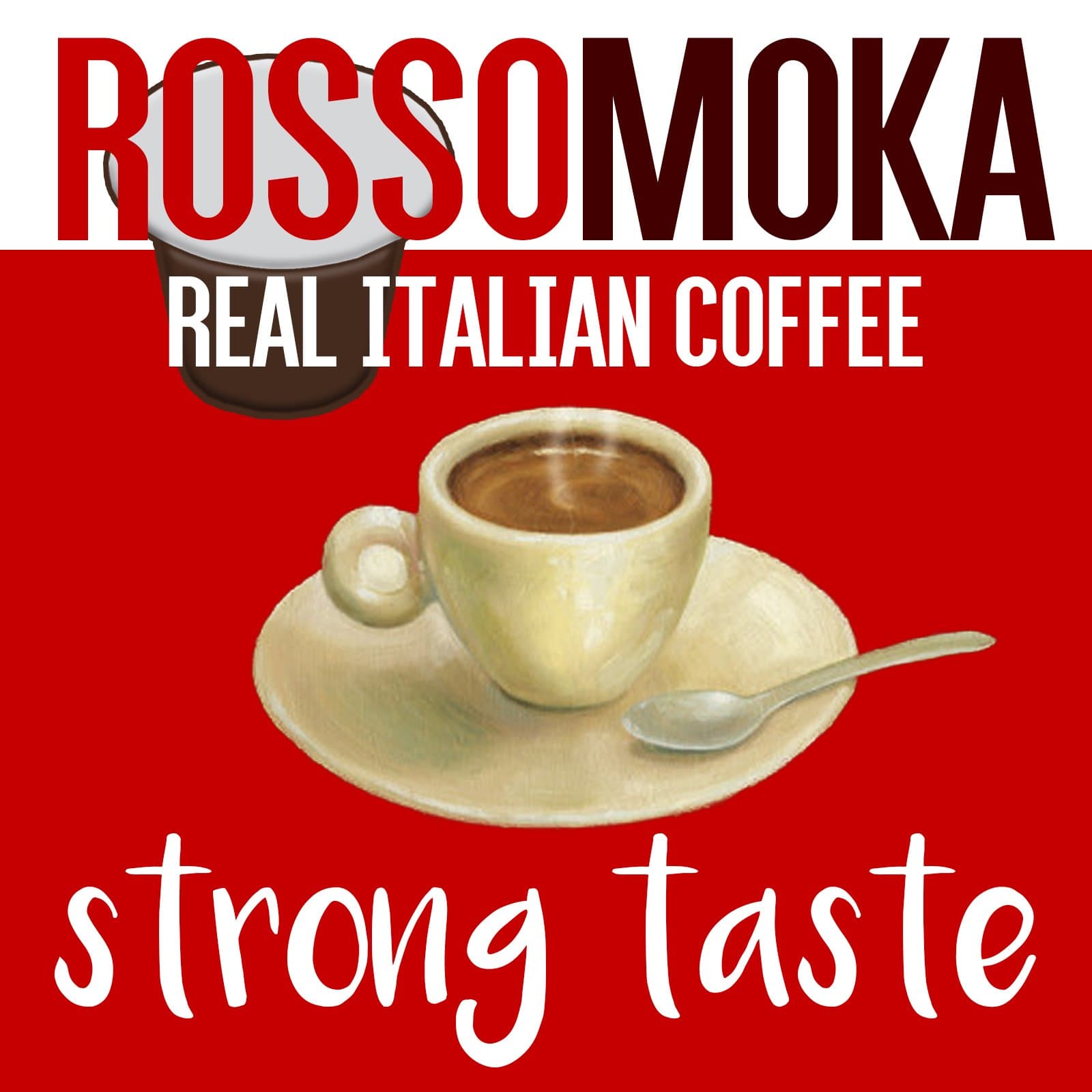 100 Nespresso Rossomoka Compatible Coffee Capsules By Cialdissima, 100% Italian Coffee