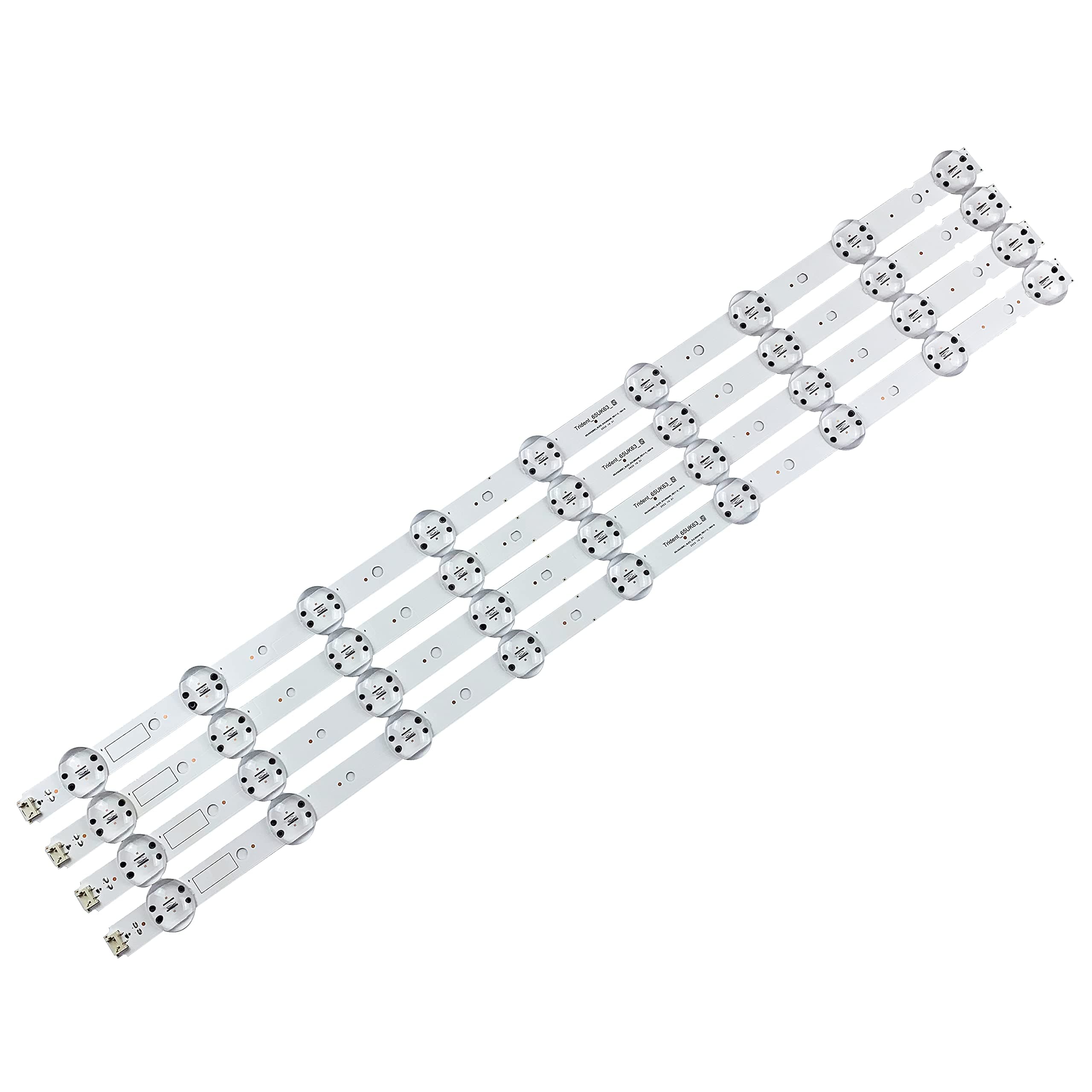 PANMILED 4 Pieces LED Backlight Strips for LG 65” TV 65UK63 65UK6300PUE 65UK6090PUA 65UK6500AUA 65UK6200PUA SSC_65UK63_9LED_SVL650A95